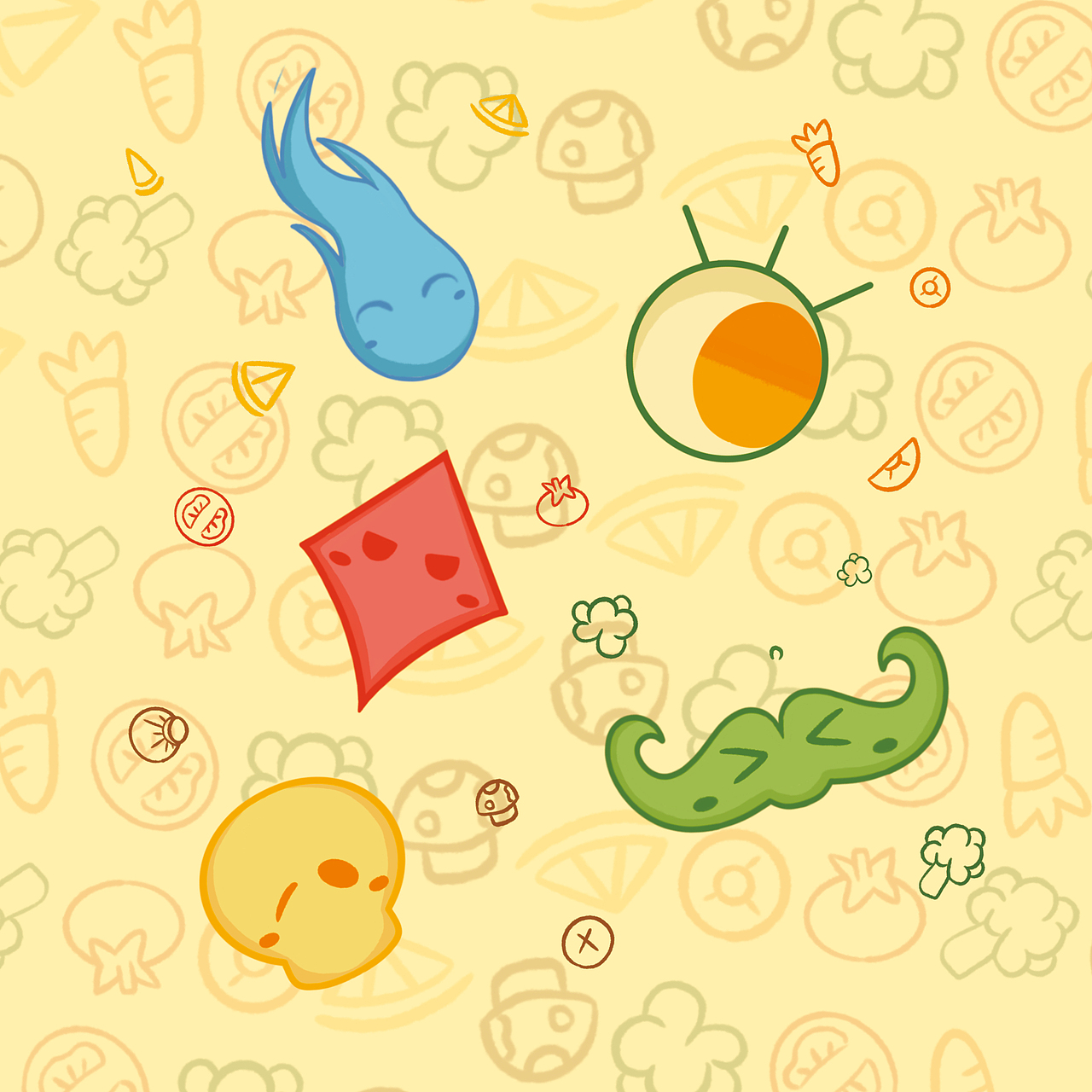 IP角色设计 - 维生素家族（图ZMzI4MTI1MjE2） - IP形象 - 站酷设计师Siu珊原创素材 - 站酷ZCOOL