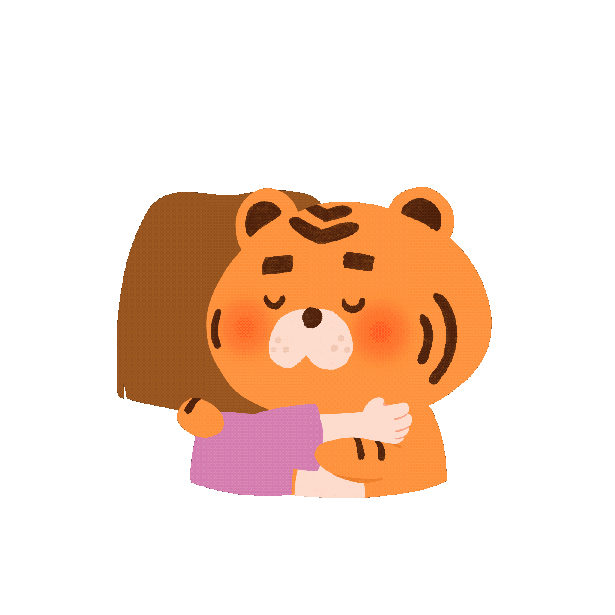 一只老虎UHU动态表情包（图ZMzMwNTIwMDcy） - 网络表情 - 站酷设计师碳水黑洞原创素材 - 站酷ZCOOL