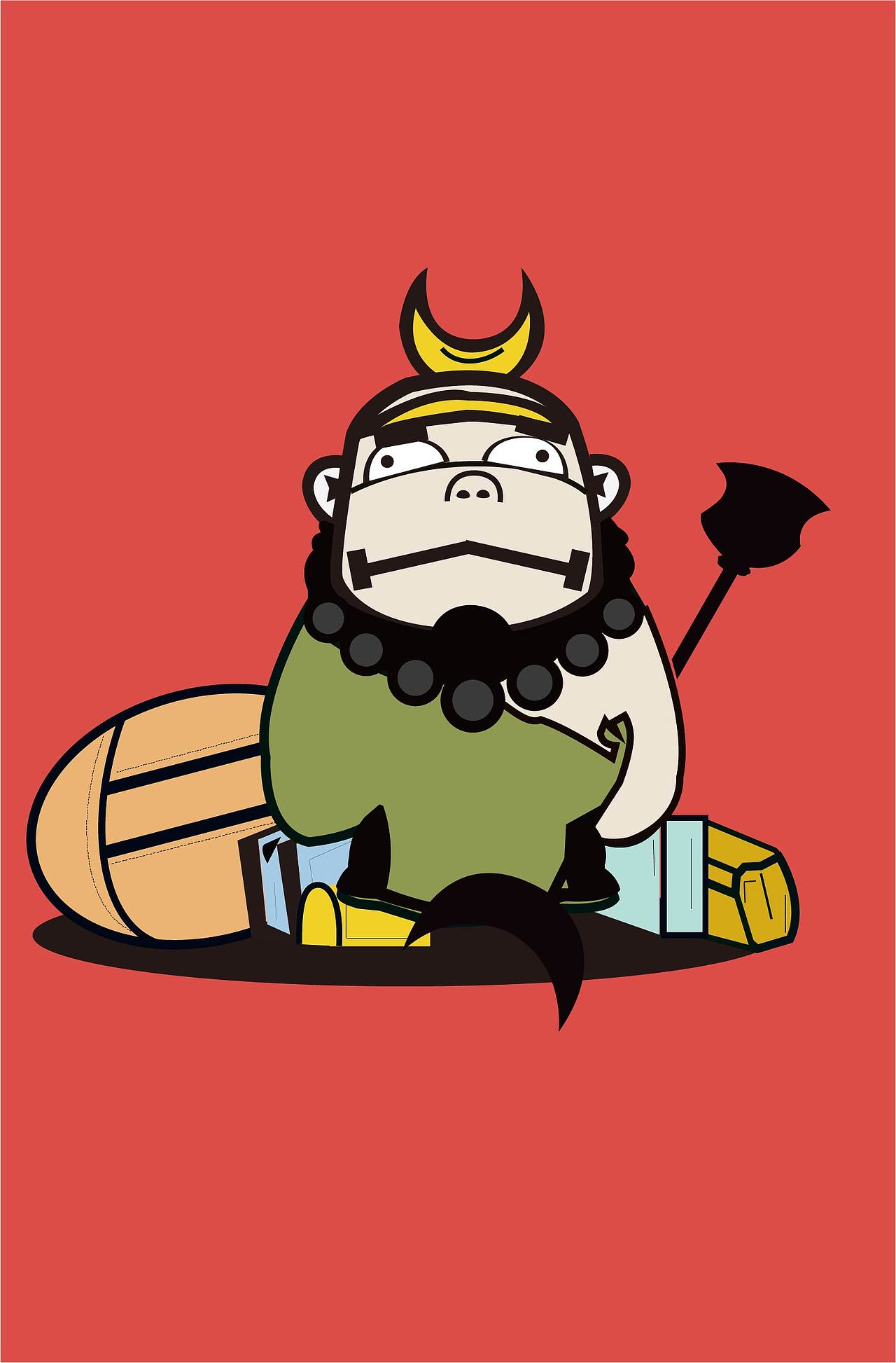 沙和尚（图ZMzU0MjM5ODA0） - 图案 - 站酷设计师零零鱼漁原创素材 - 站酷ZCOOL
