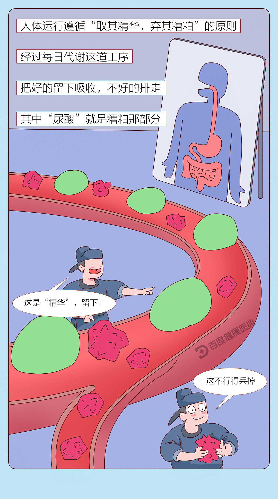 《百度健康医典：痛风》条漫（健康科普）（图ZMzQ5NTU3MzM2） - 短篇/格漫 - 站酷设计师李平LP1919原创素材 - 站酷ZCOOL