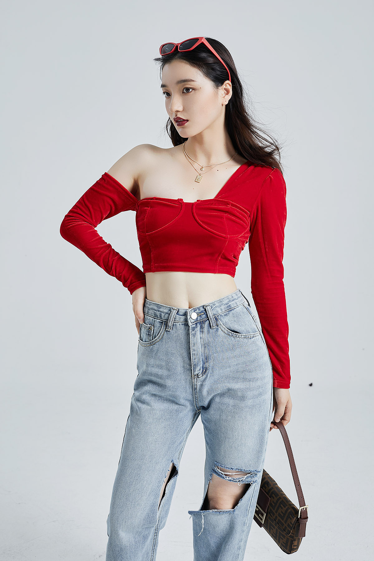 棚拍无影墙广州女装拍摄设计师款