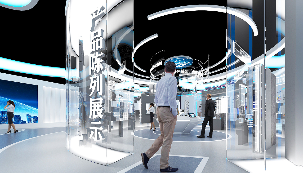 安诚建筑科技体验馆（图ZMzA3MjAxMDI4） - 展陈设计 - 站酷设计师点山展示原创素材 - 站酷ZCOOL