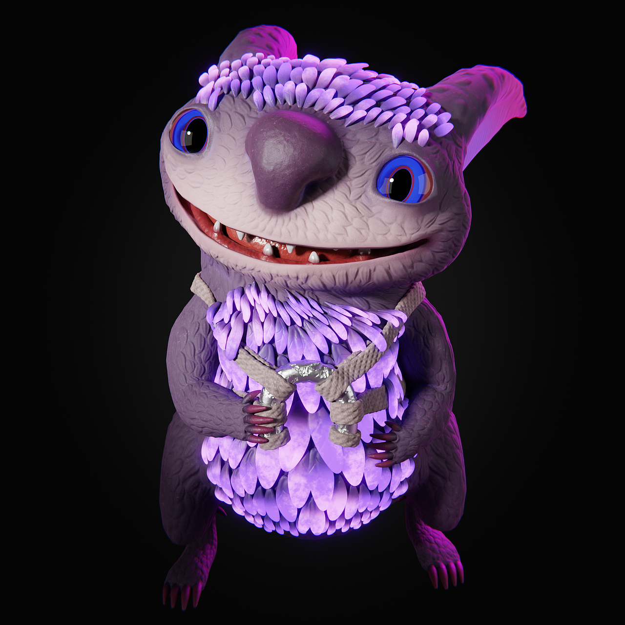Blender可爱生物雕刻-个人练习作品（图ZMjk5NzI1MTYw） - 人物/生物 - 站酷设计师baouo原创素材 - 站酷ZCOOL