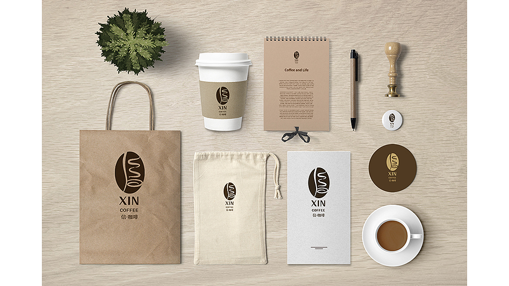 信咖啡logo设计提案（二）（图ZMzU0NDI4NTAw） - Logo - 站酷设计师乔言韶原创素材 - 站酷ZCOOL