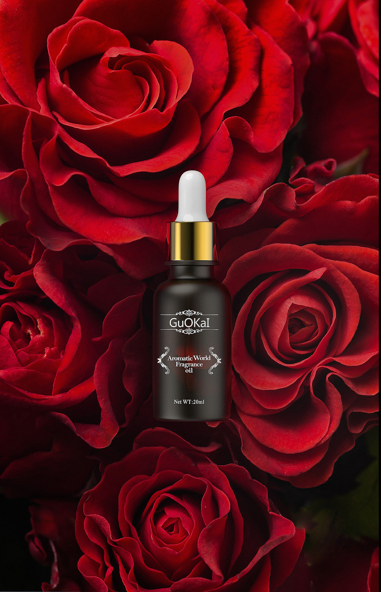 菓凯精油海报合成