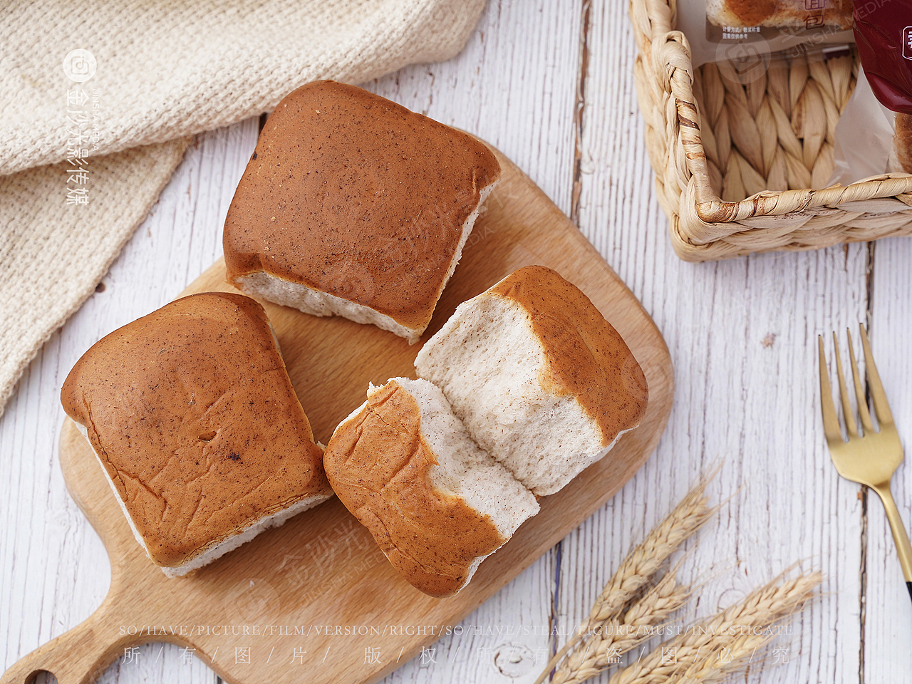 面包图片拍摄