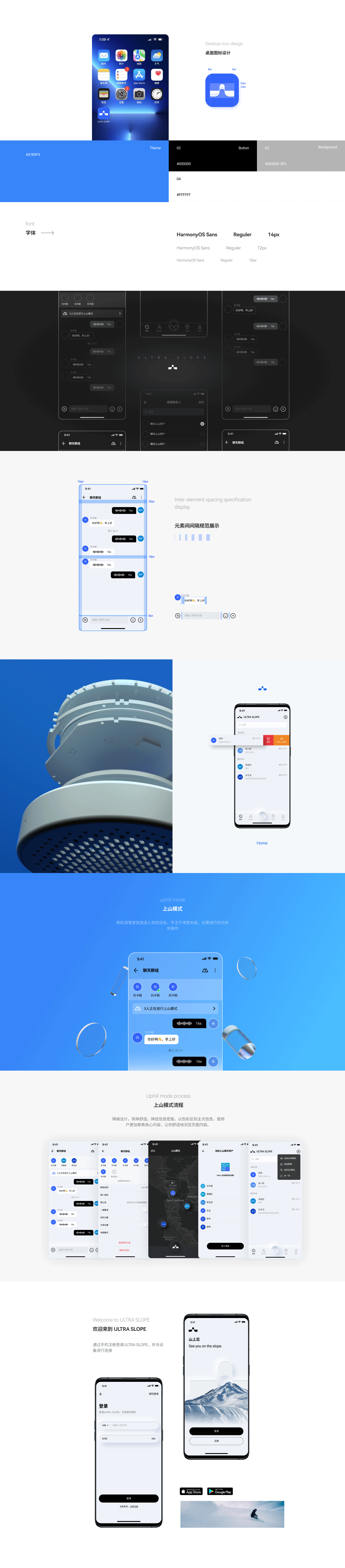 「ULTRA SLOPE」移动端/品牌设计项目总结（图ZMzAyMDA5ODEy） - APP界面 - 站酷设计师CarrollSong原创素材 - 站酷ZCOOL