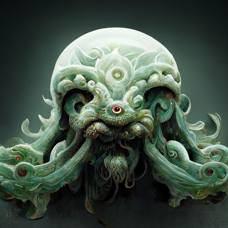 插画-中式克苏鲁