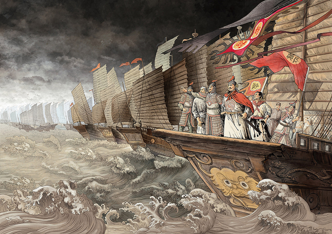 洛阳客家之源纪念馆/海峡杨帆层板画（图ZMzA2NjMzMzgw） - 艺术插画 - 站酷设计师卷Jan原创素材 - 站酷ZCOOL