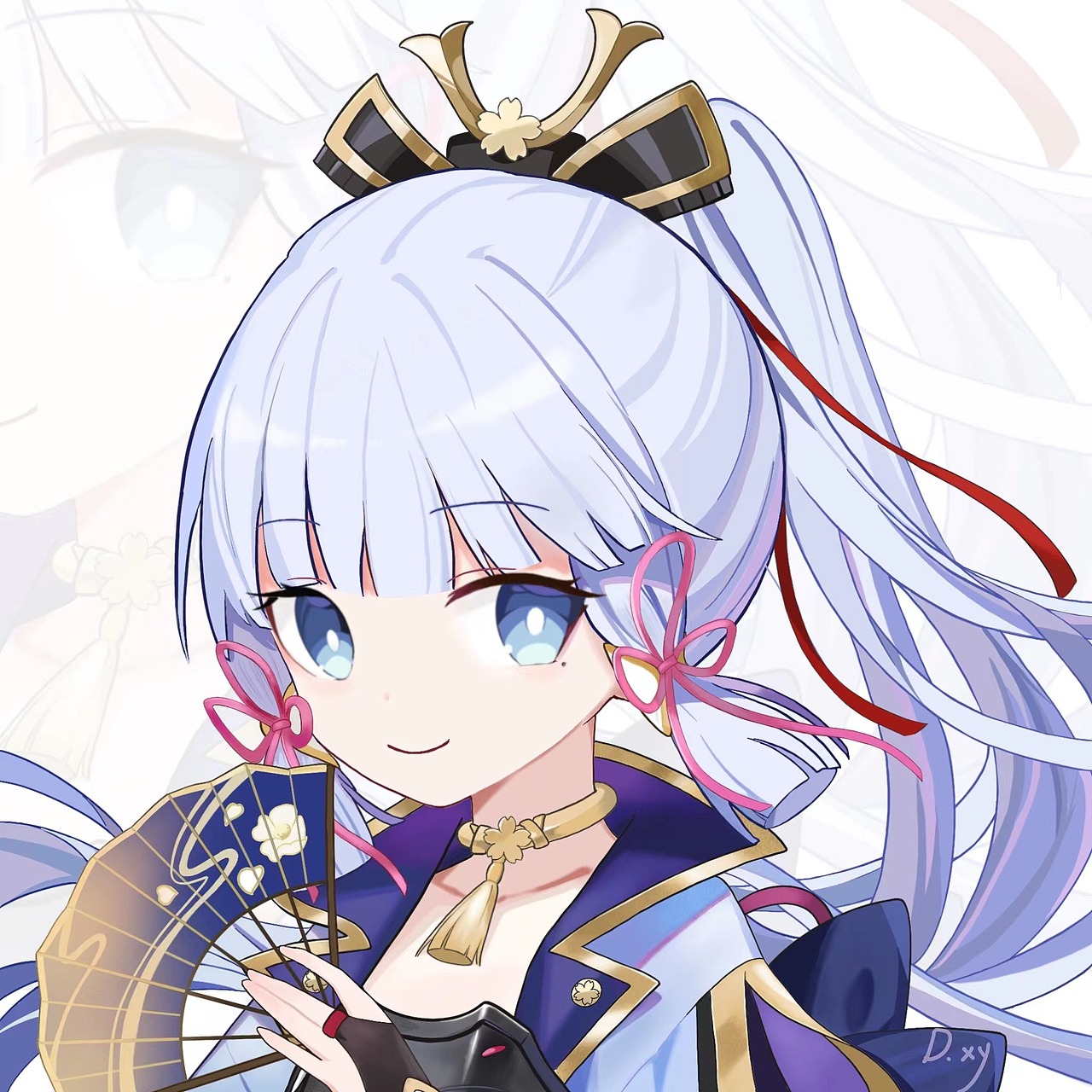 原神 神里绫华 头像Q版