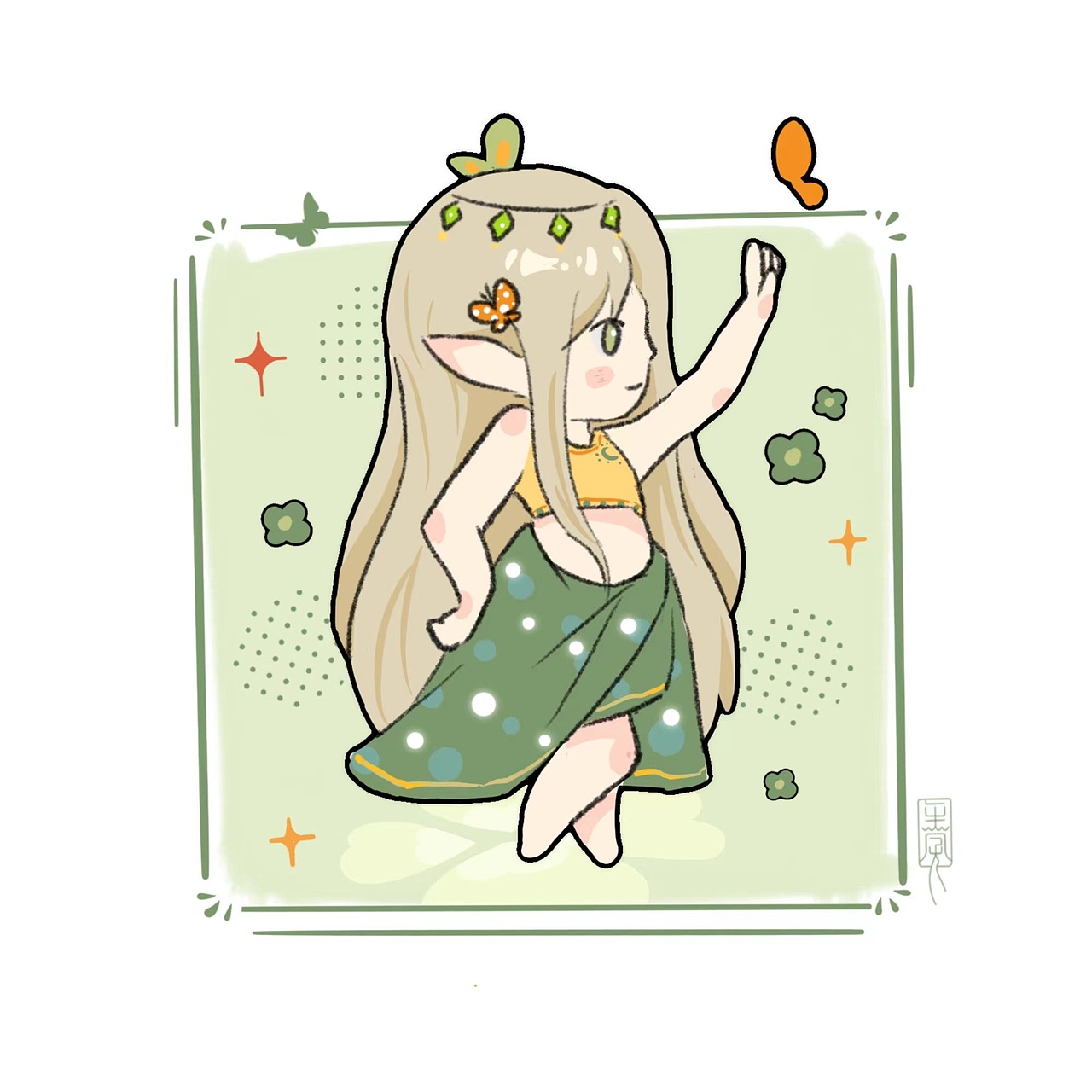 人物练习 l infp小精灵