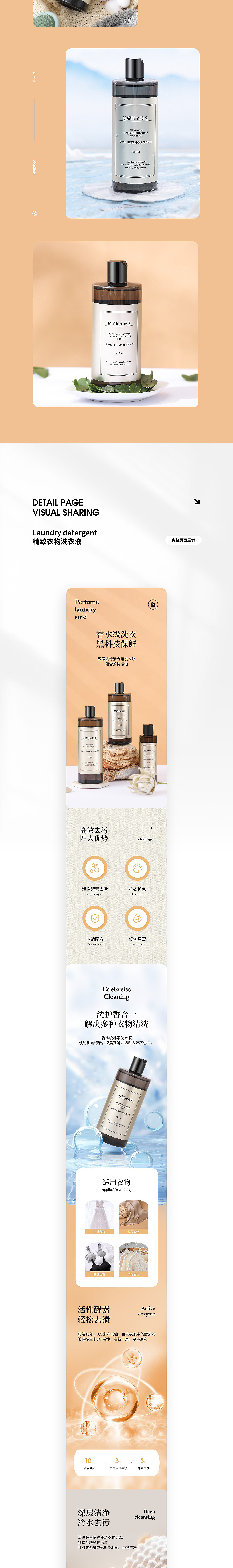 精致衣物洗衣液丨详情页设计（图ZMzU3MjMxNTky） - 其他平面 - 站酷设计师奈斯视觉服务原创素材 - 站酷ZCOOL