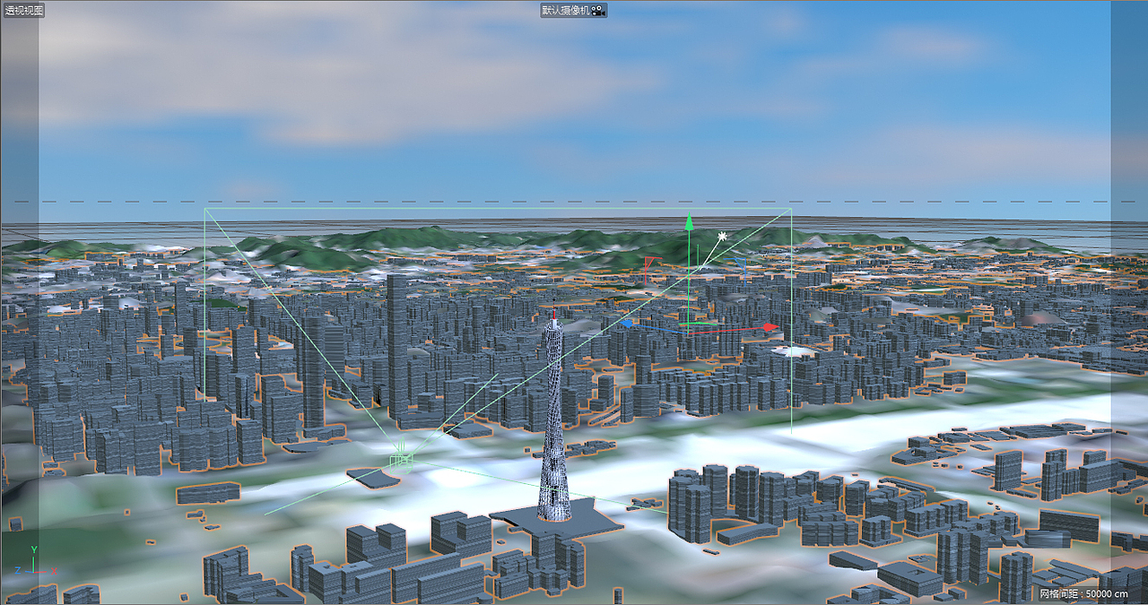 广州市天河区广州塔建筑高程模型（图ZMzY5MjY3OTA0） - 建筑/空间 - 站酷设计师Coomih原创素材 - 站酷ZCOOL