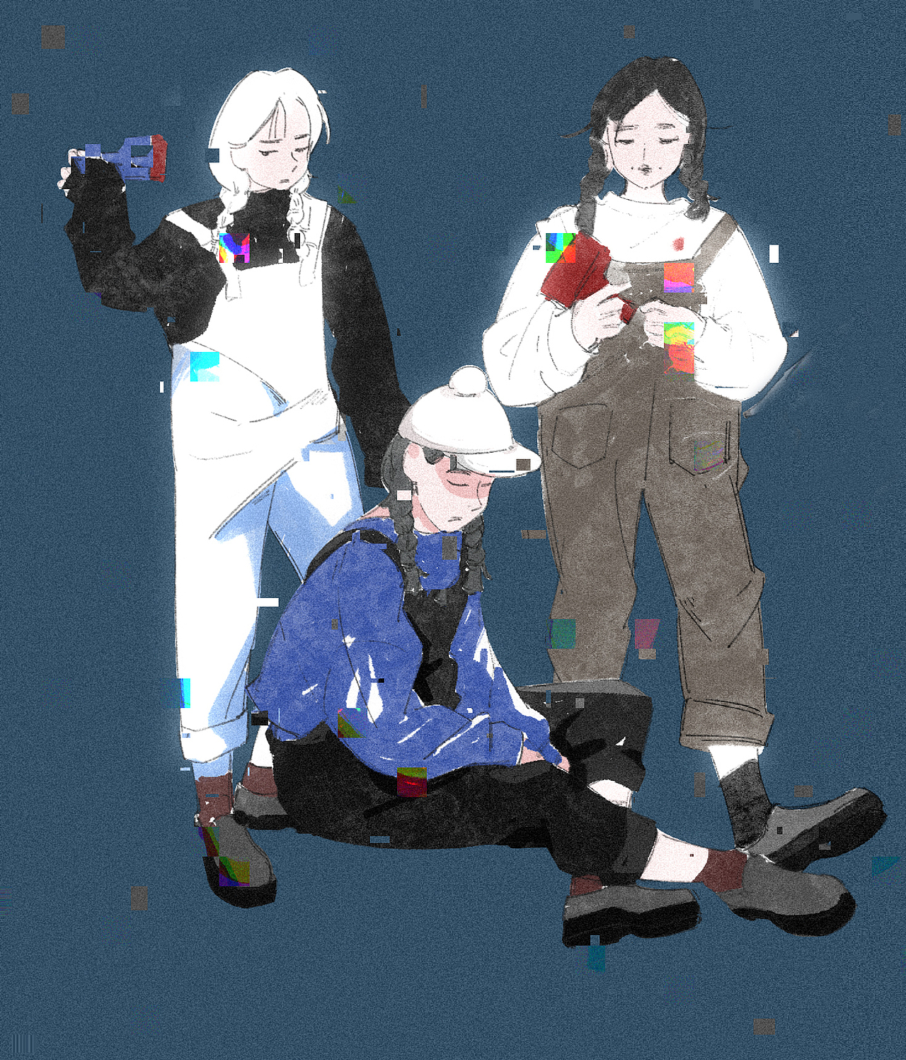 【人物隔日涂】101-172（图ZMzI2OTg5NDUy） - 创作习作 - 站酷设计师黑羊呀原创素材 - 站酷ZCOOL