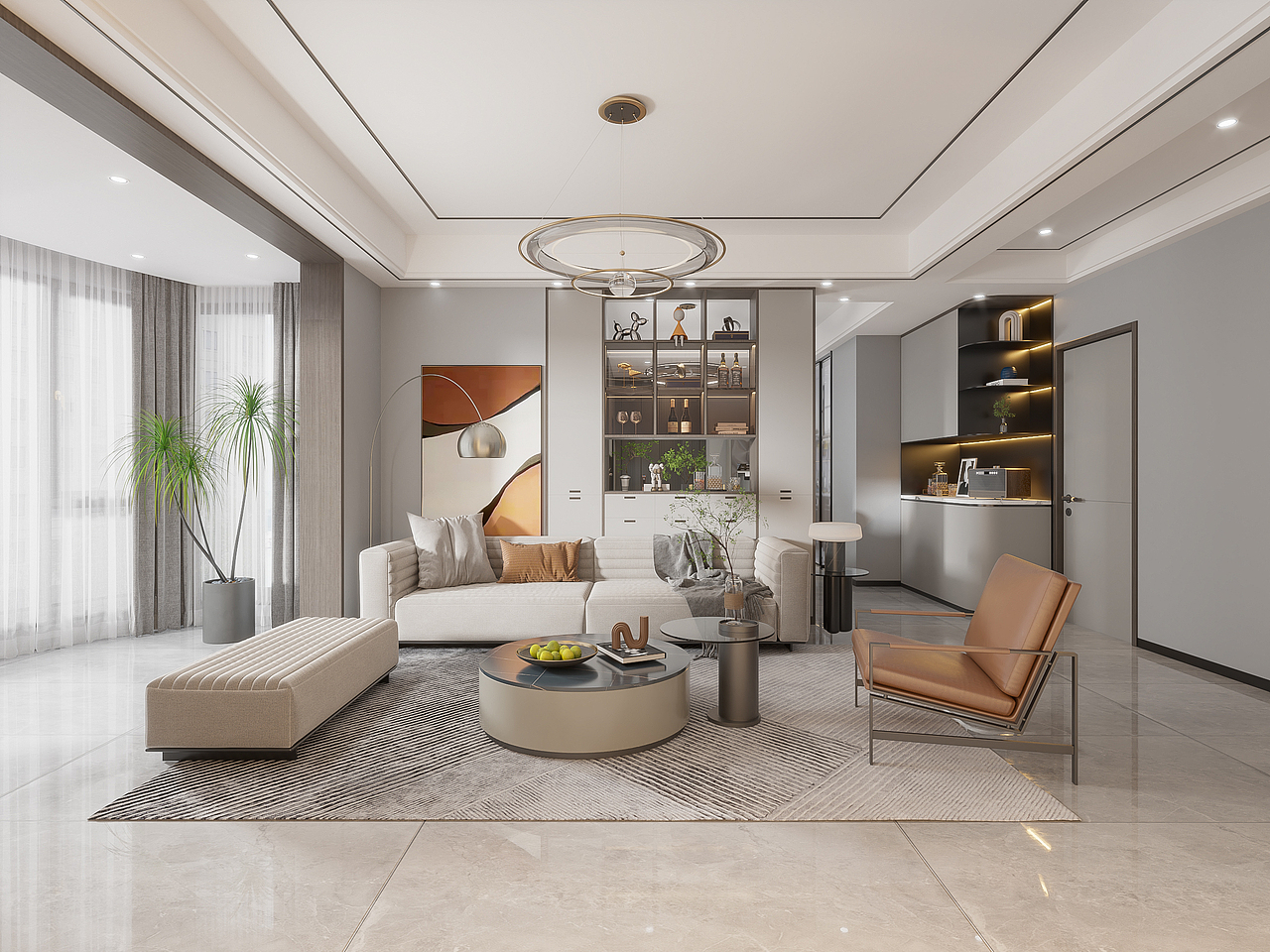 现代简约风客餐厅