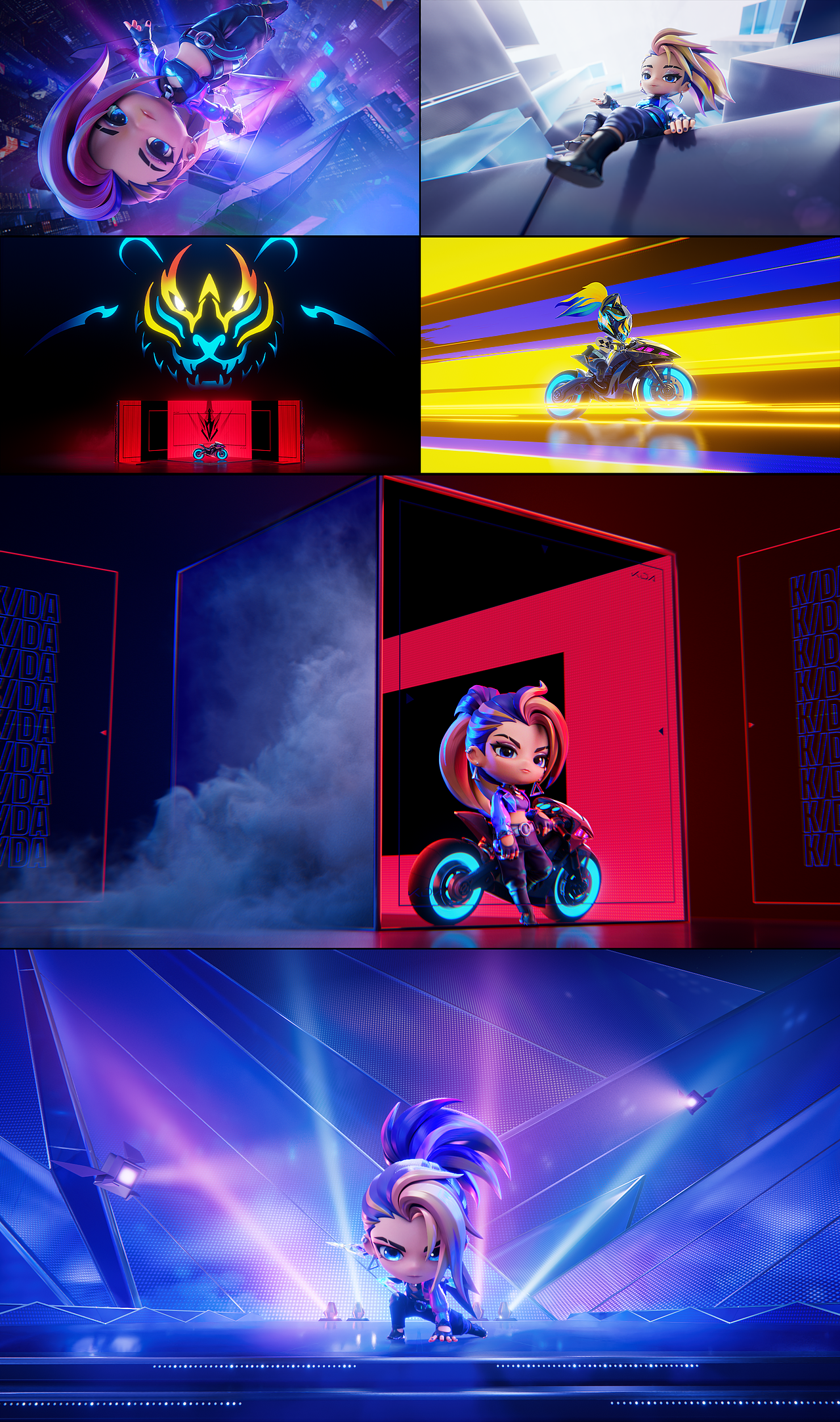 Teamfight Tactics Chibi K/DA Music Videos（图ZMzY0NTkxNjE2） - 动画/影视 - 站酷设计师一只YIZ原创素材 - 站酷ZCOOL