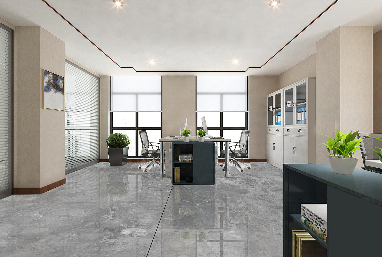 银川办公室装修设计效果图|银川装修公司