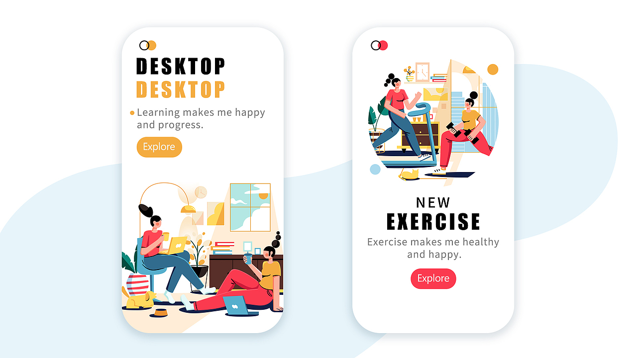 记录2022年的一些运营插画!