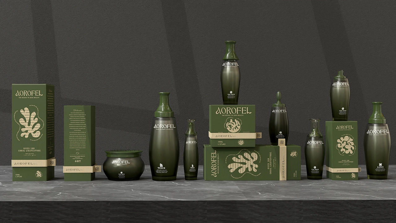 AOROFEL护肤品品牌包装全案设计