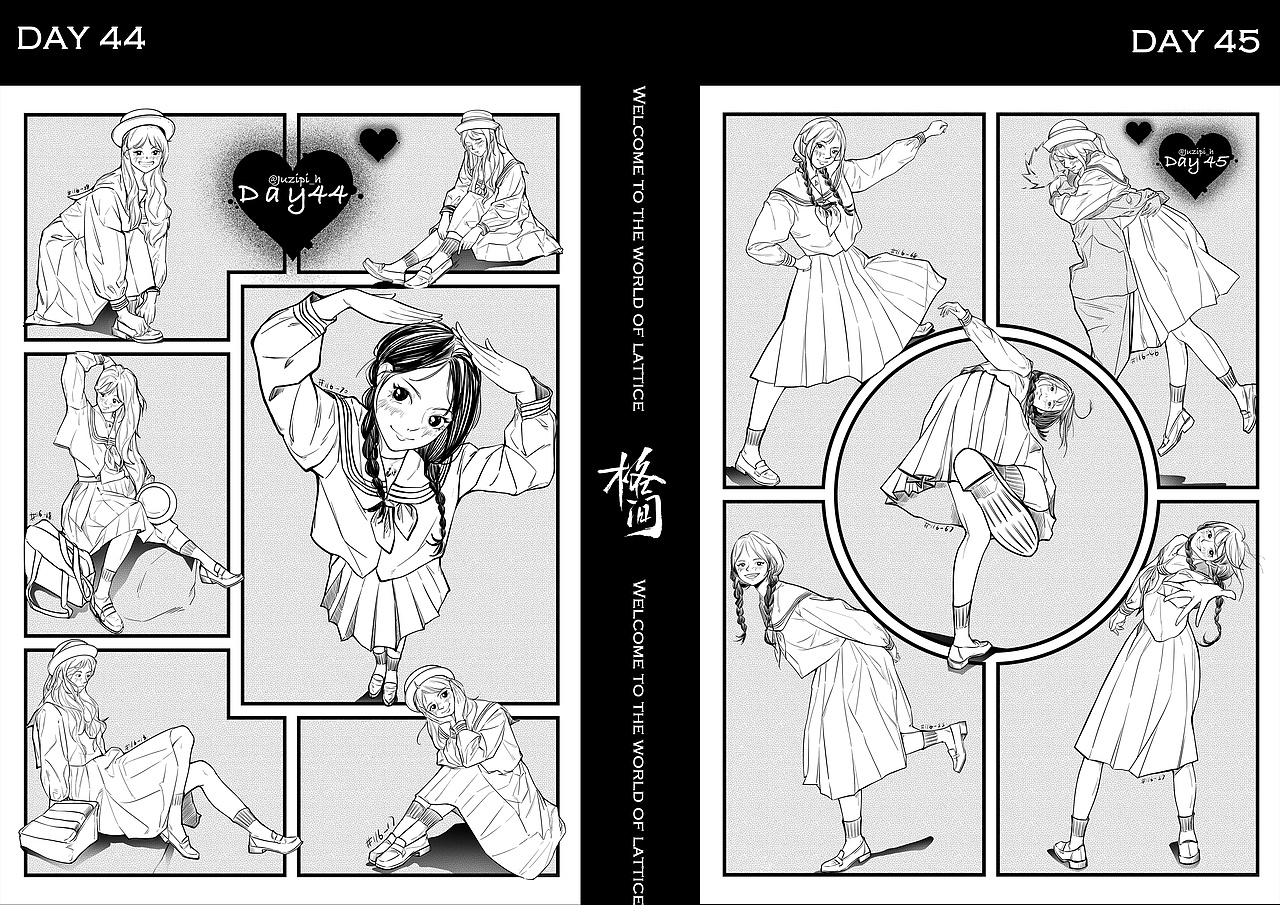 《格间—分镜速写60天》创作展示总结