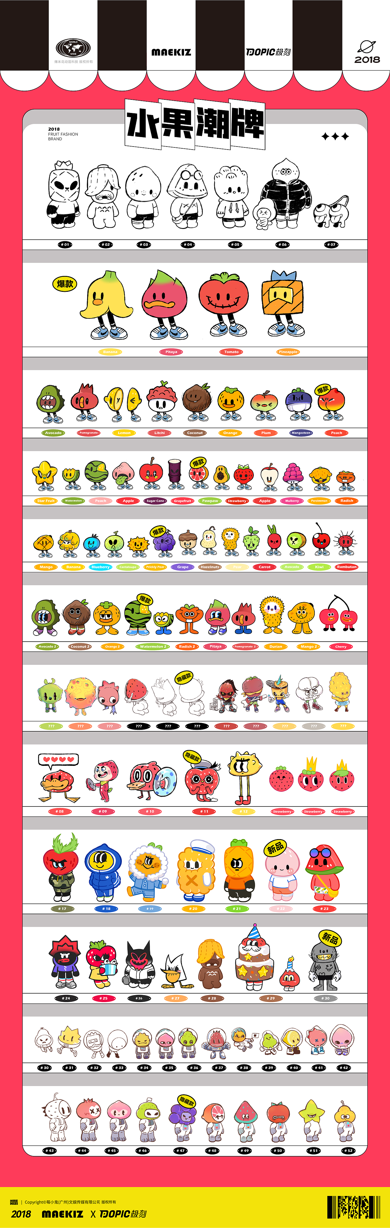 【MAEKIZ×POPIC】原创IP大公开!果味潮牌邀你一探~