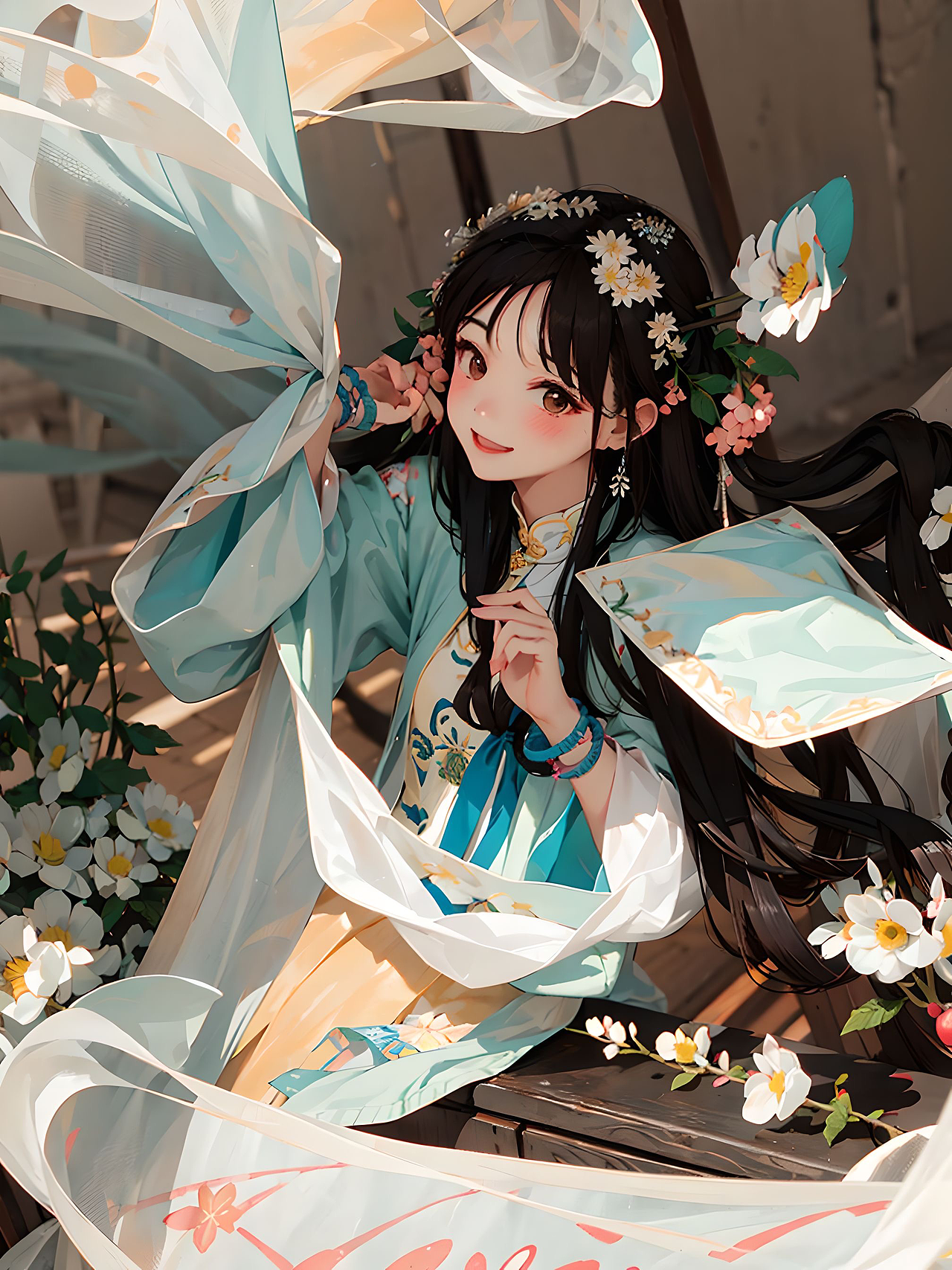 十二花神|壁纸（图ZMzM1MTk4OTI4） - AI作品 - 站酷设计师梦梦马原创素材 - 站酷ZCOOL