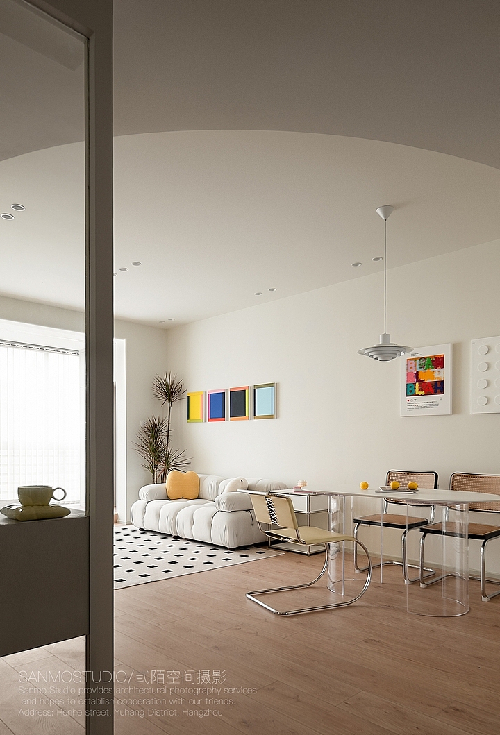 空间摄影 | 奶油色的家