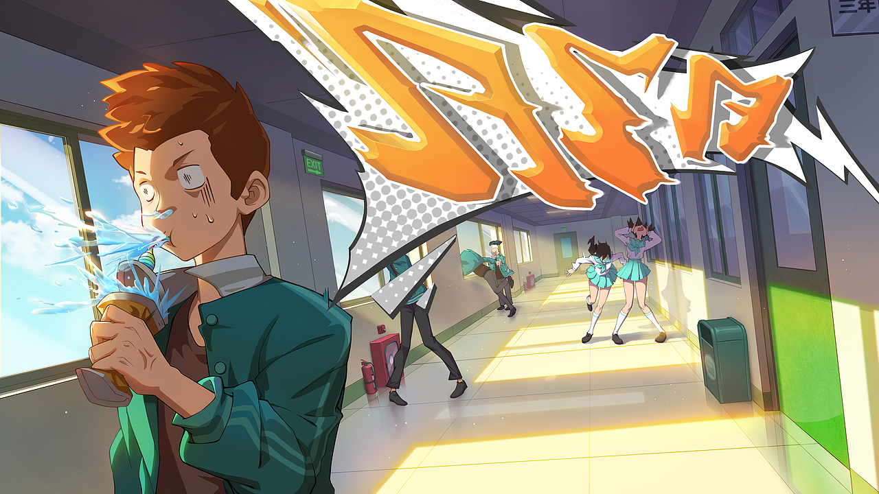 《非人学园》偶像乐队4un闪耀登场!