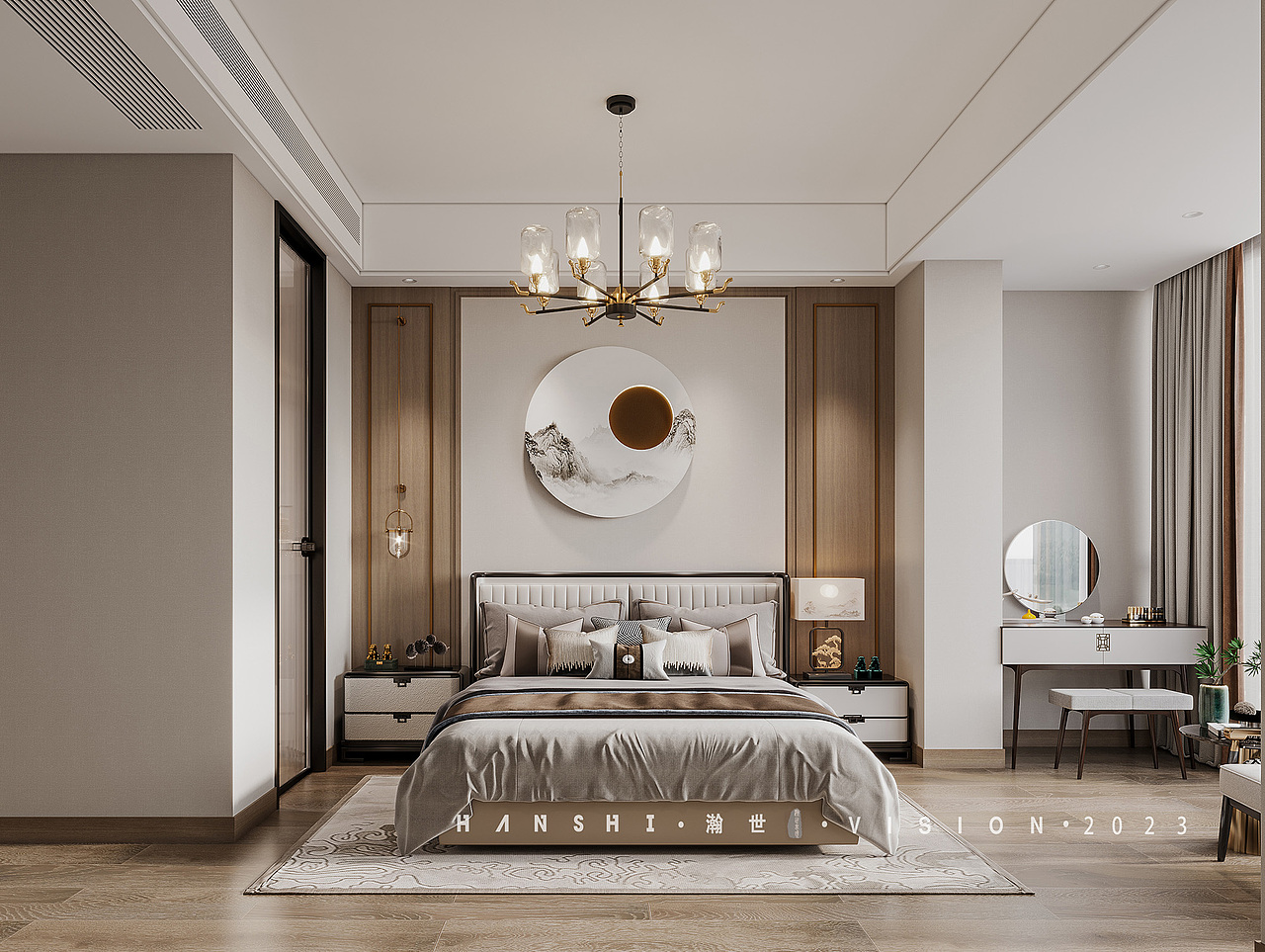 新中式别墅一瀚世表现（图ZMzM0MzIwNjA4） - 家装设计 - 站酷设计师瀚世表现Tyc原创素材 - 站酷ZCOOL