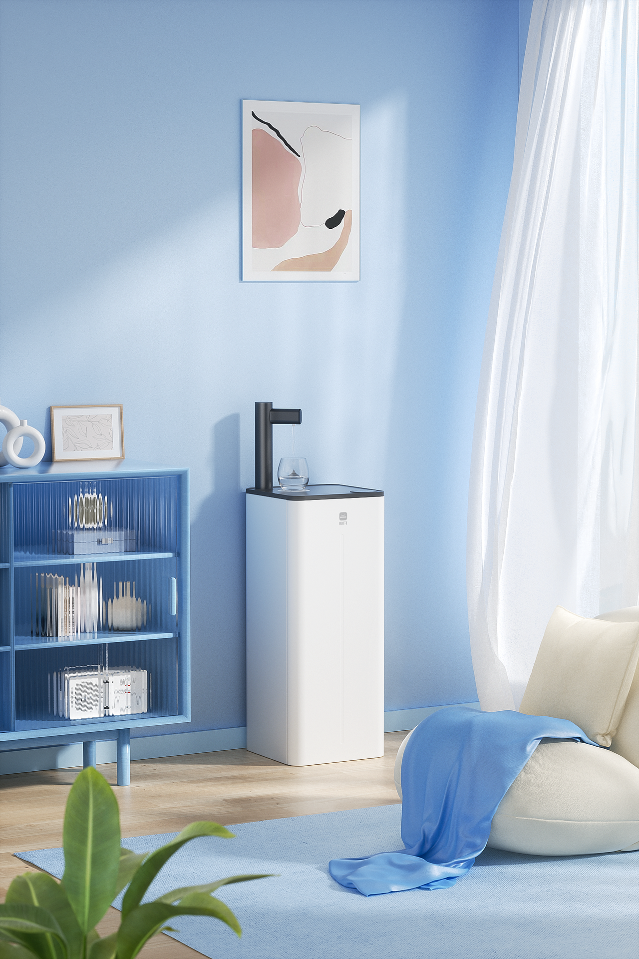 茶吧机/饮水机/室内场景图/渲染