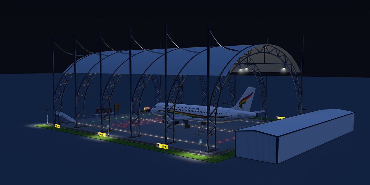 飞机库（图ZMzI1NDQ1MTQ4） - 场景 - 站酷设计师教学设备设计师原创素材 - 站酷ZCOOL