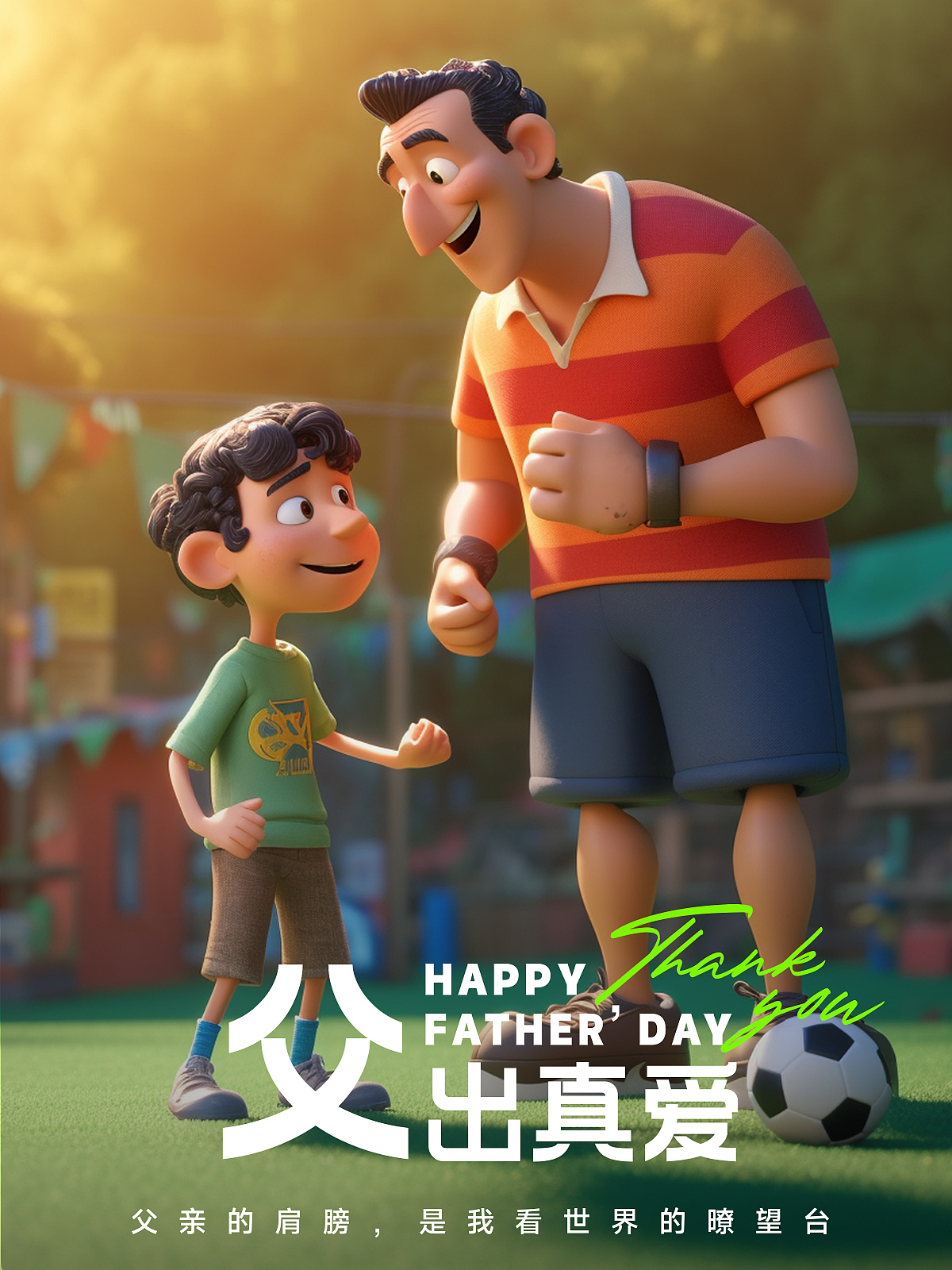 父亲节海报