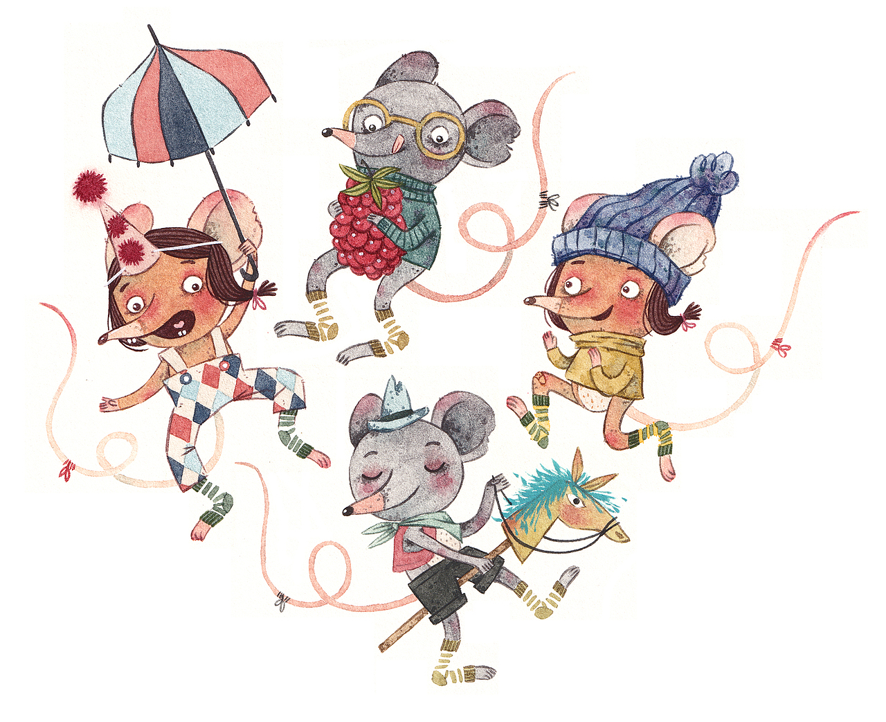 插画习作——波吉与托马斯（图ZMzM4NjI5NzQw） - 儿童插画 - 站酷设计师啊呜鳄鱼原创素材 - 站酷ZCOOL