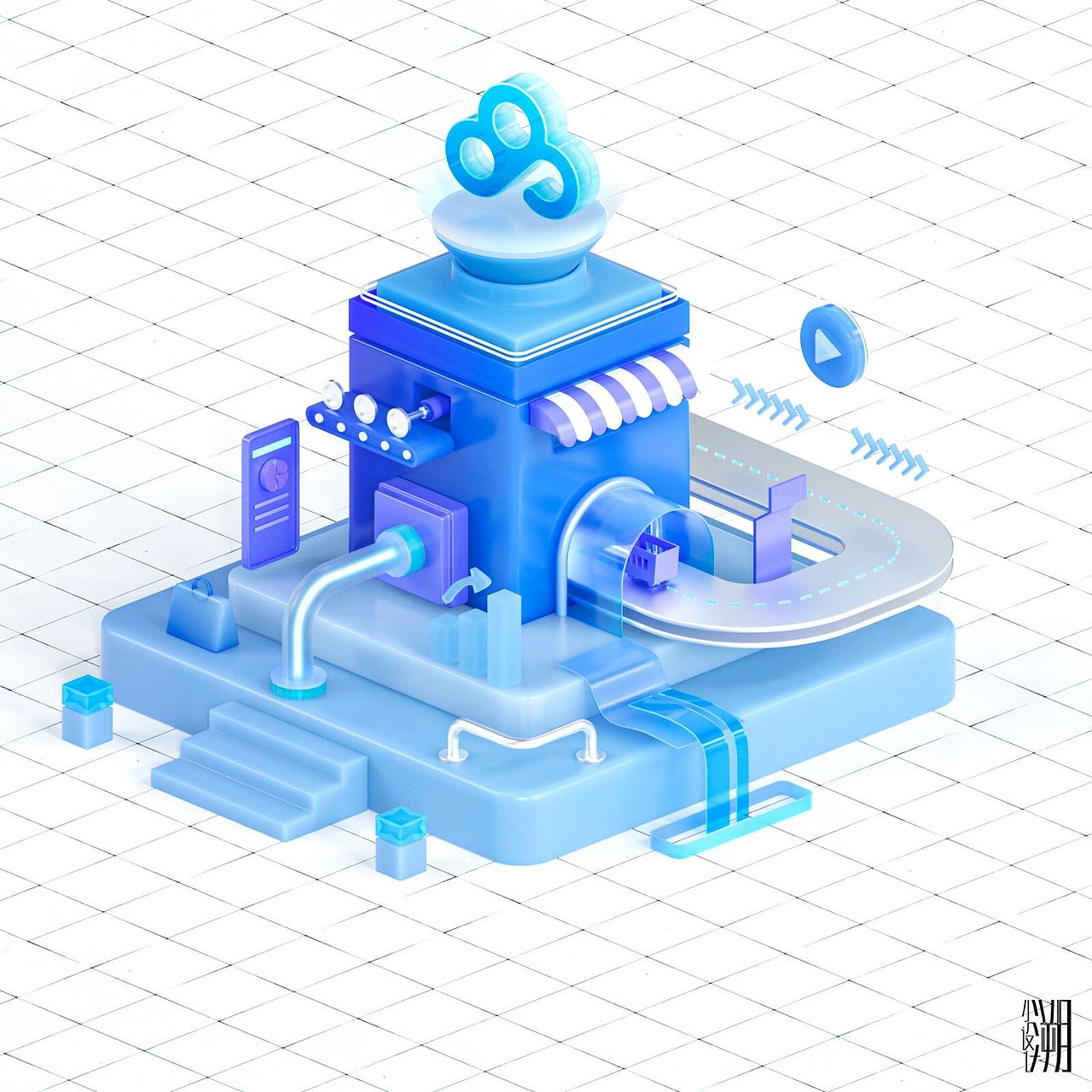 OC第二十期学员作品——NiaoNiao的C4D课堂(上)