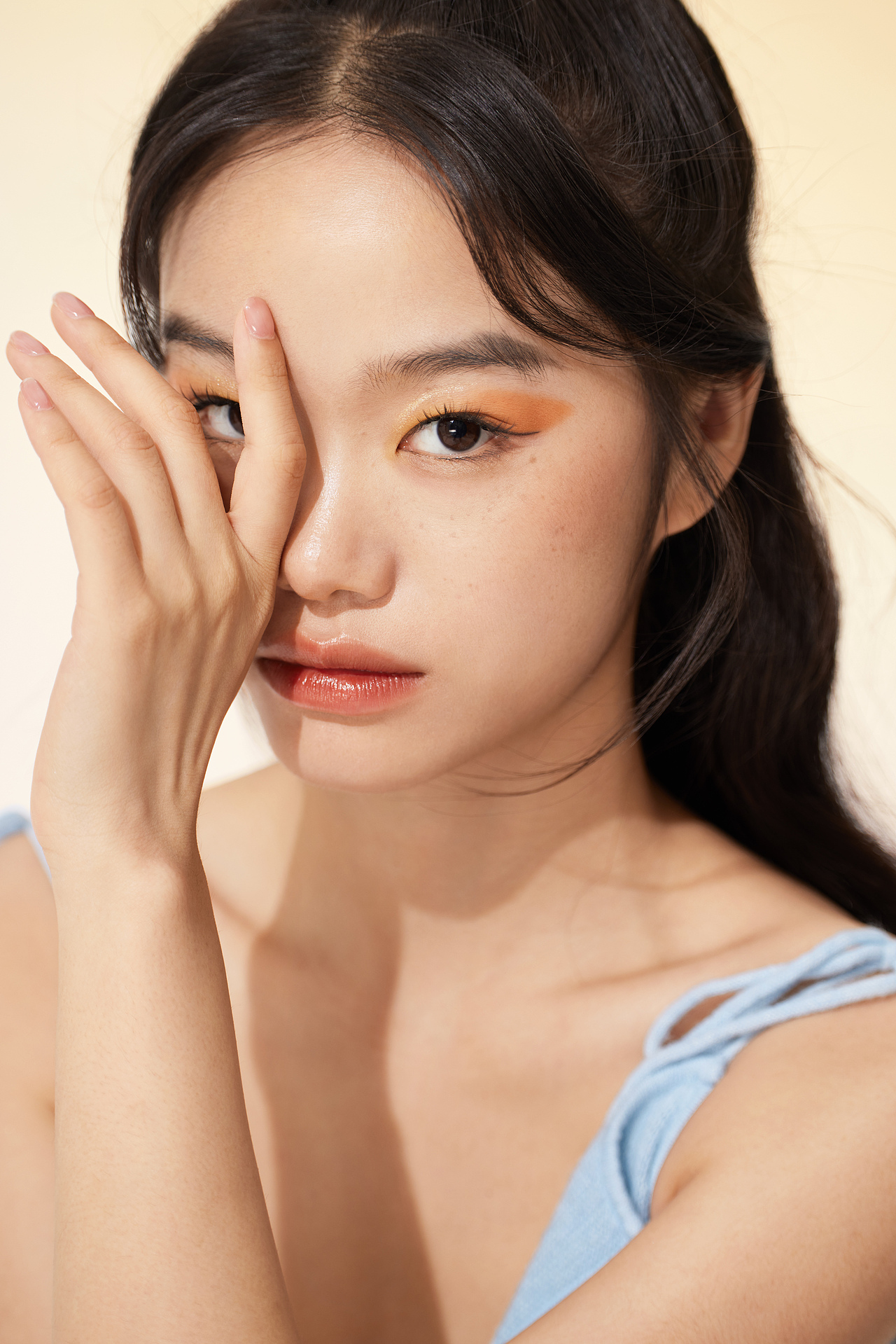 奶黄盘 奶壳盘眼影（图ZMzUwOTQ0Mjky） - 人像摄影 - 站酷设计师他是33原创素材 - 站酷ZCOOL