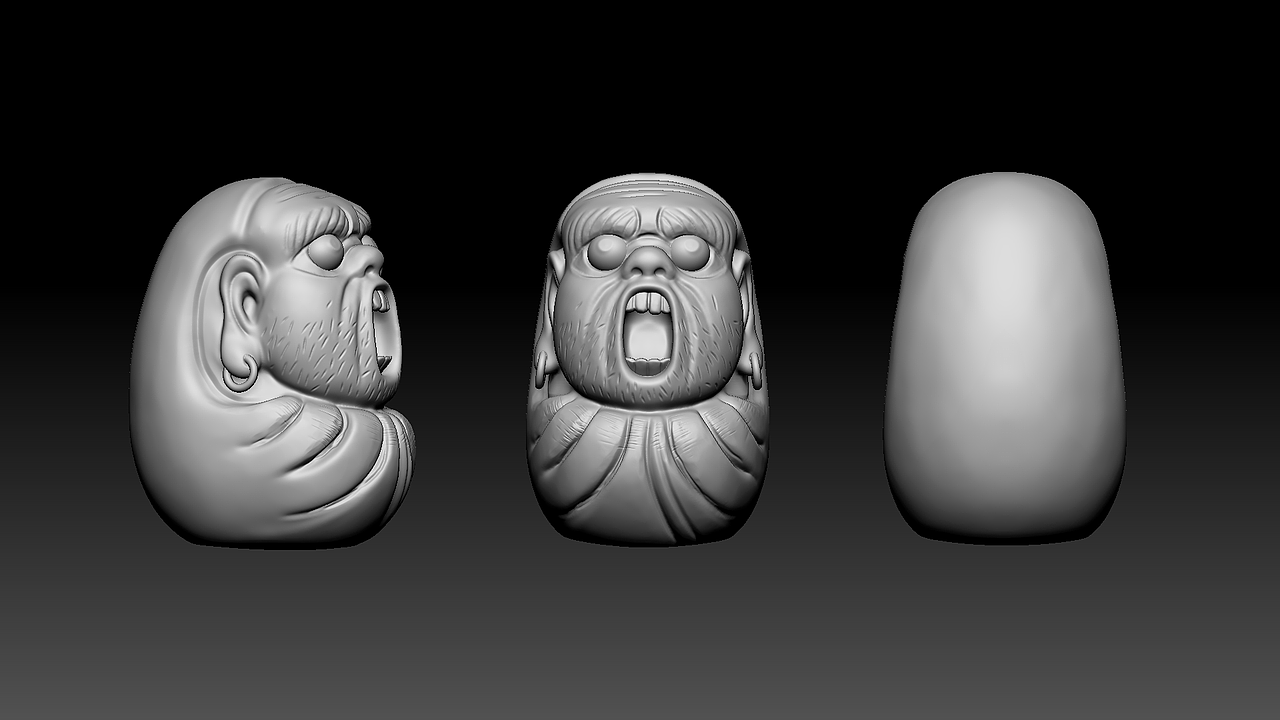 【临摹】达摩根付