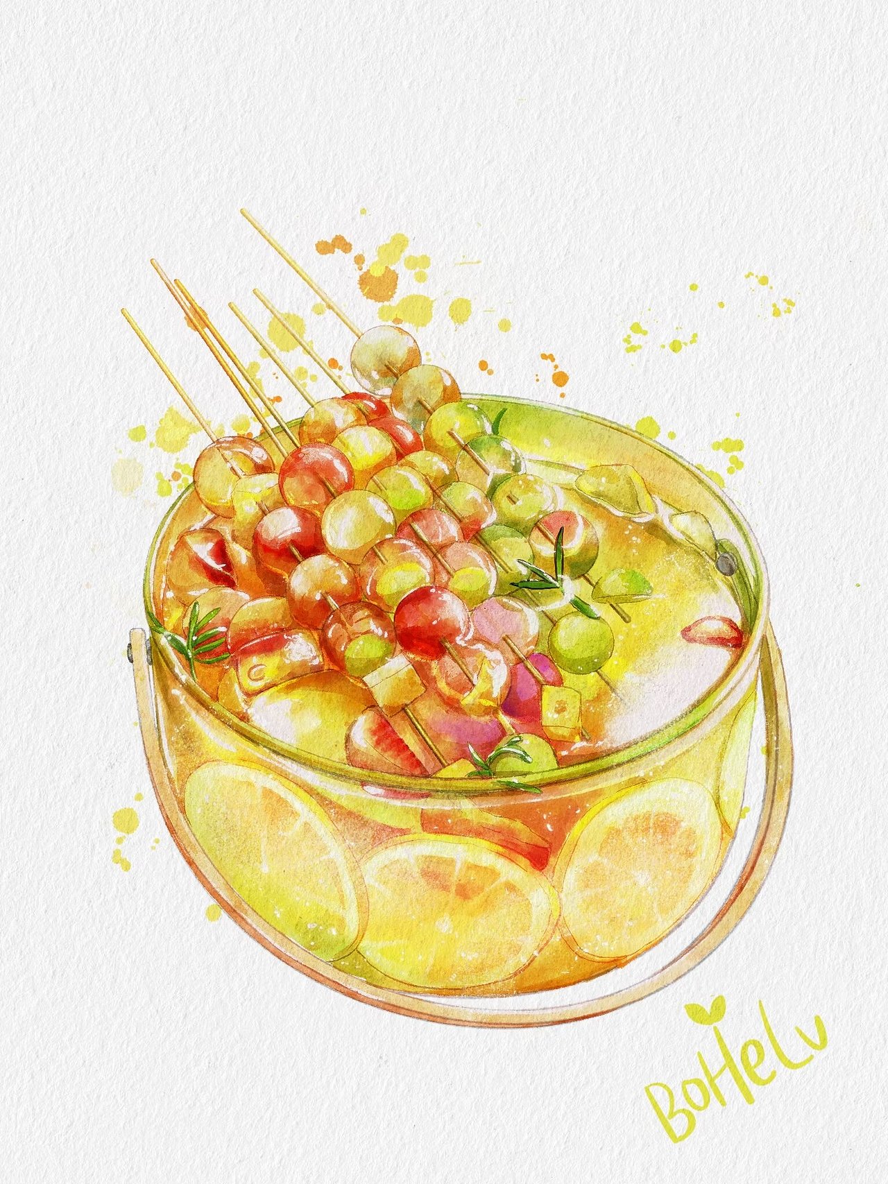 procreate-凉粉（图ZMzYwMjQzNzQw） - 创作习作 - 站酷设计师薄荷绿丶原创素材 - 站酷ZCOOL