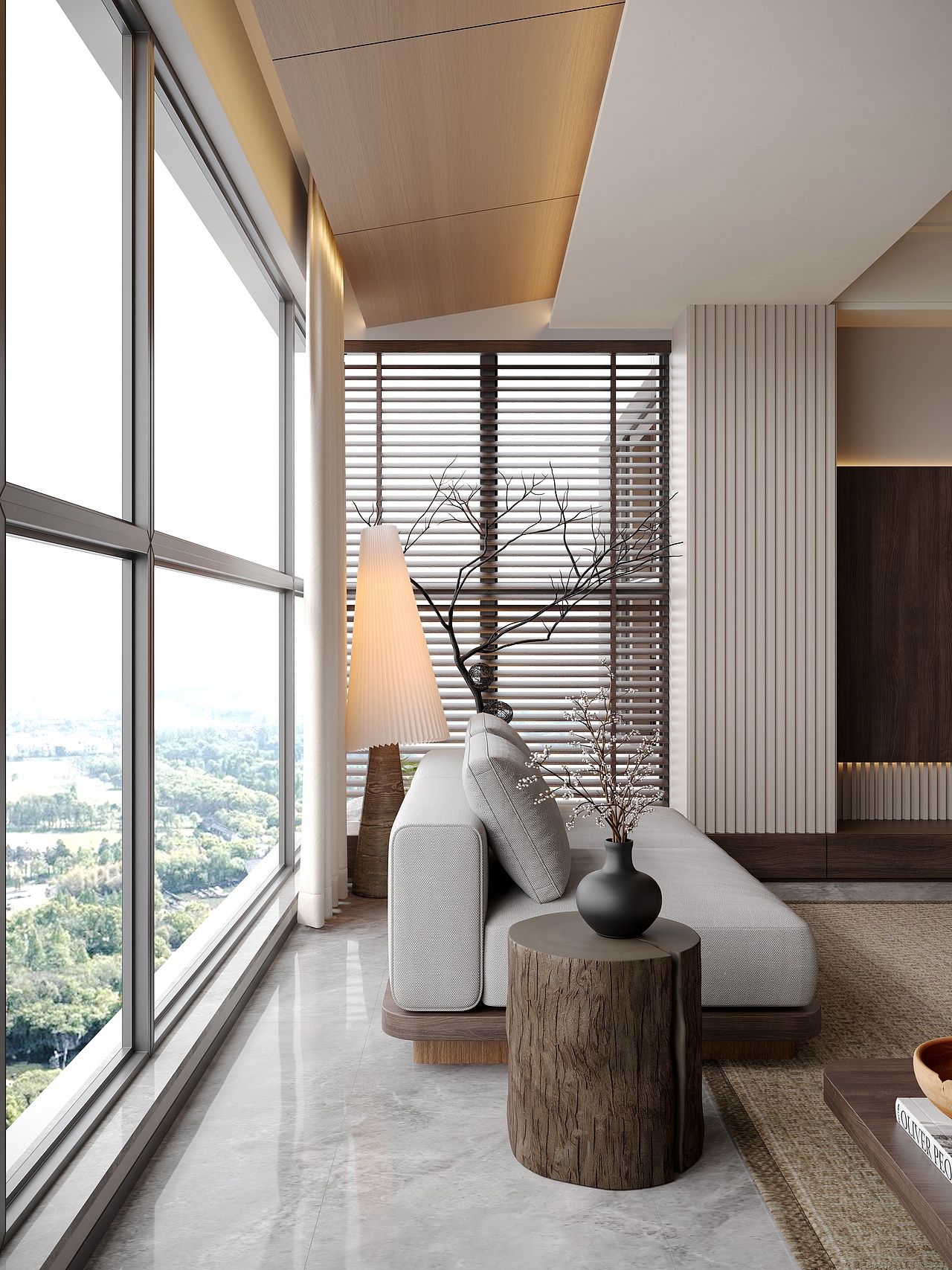 最近渲染 现代中古