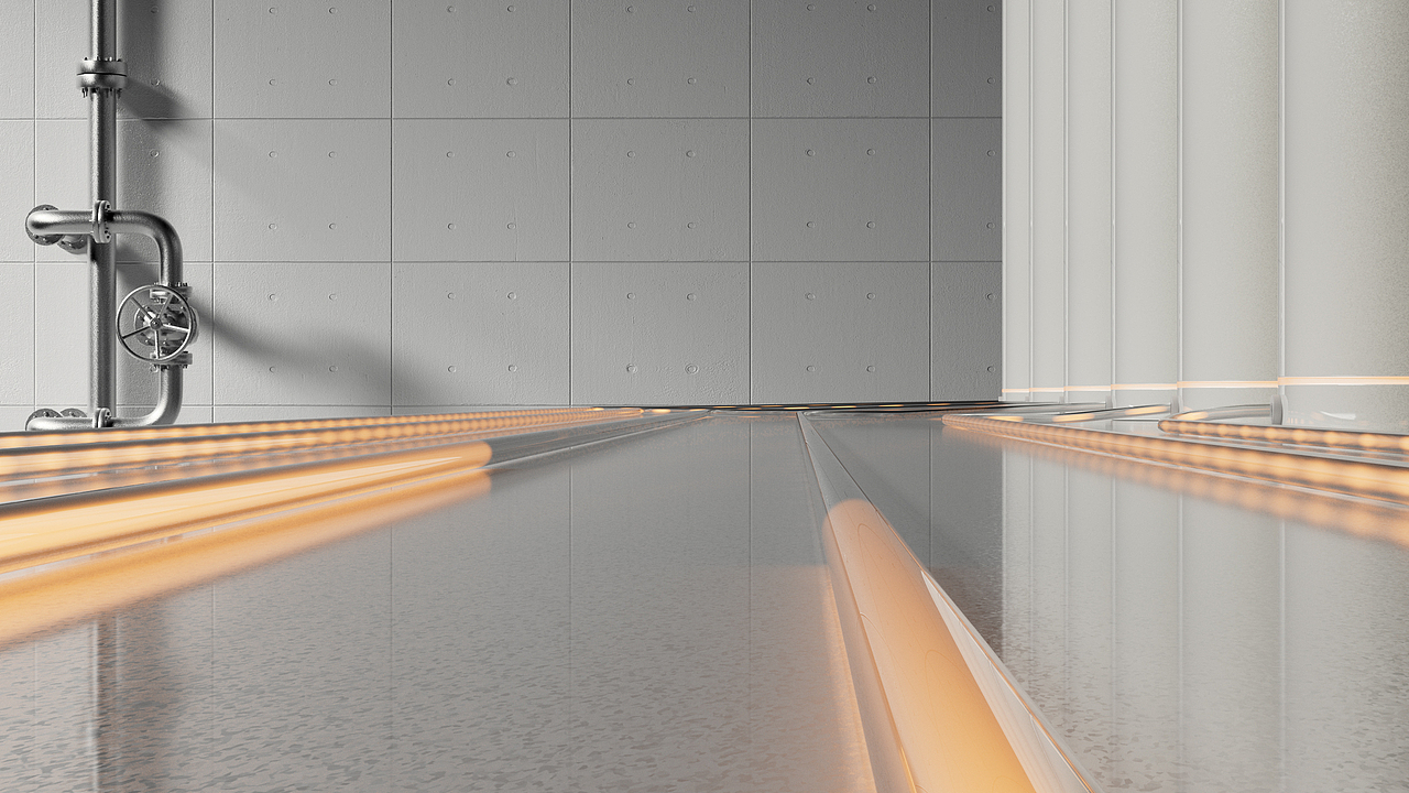 6合1多功能防水透明壳理发电推刀三维产品动画