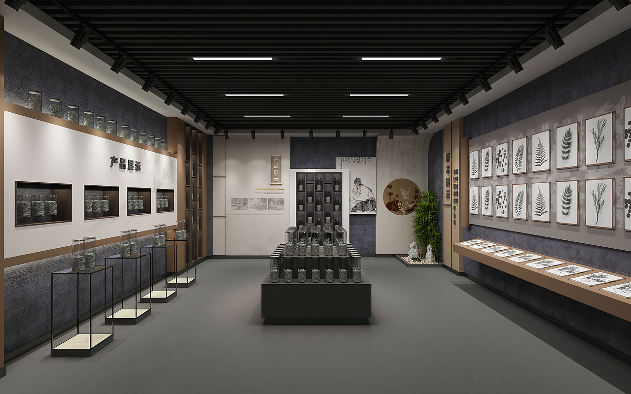 一个中药展厅（图ZMzAzNDM5MjI0） - 展陈设计 - 站酷设计师啤儿茶爽原创素材 - 站酷ZCOOL