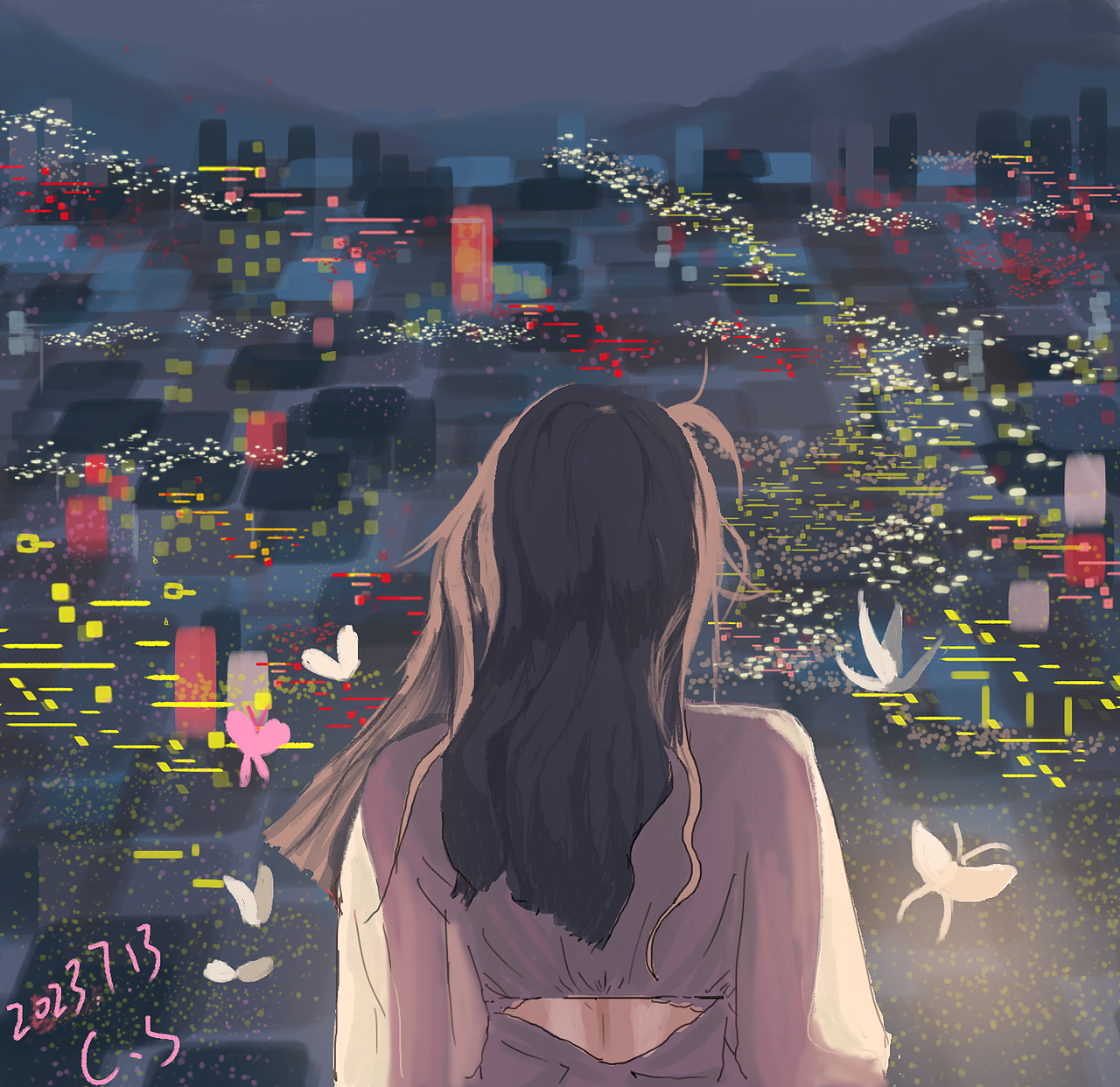 夜景（图ZMzQ1NjQ5NTc2） - 创作习作 - 站酷设计师圣诞树下的礼物原创素材 - 站酷ZCOOL