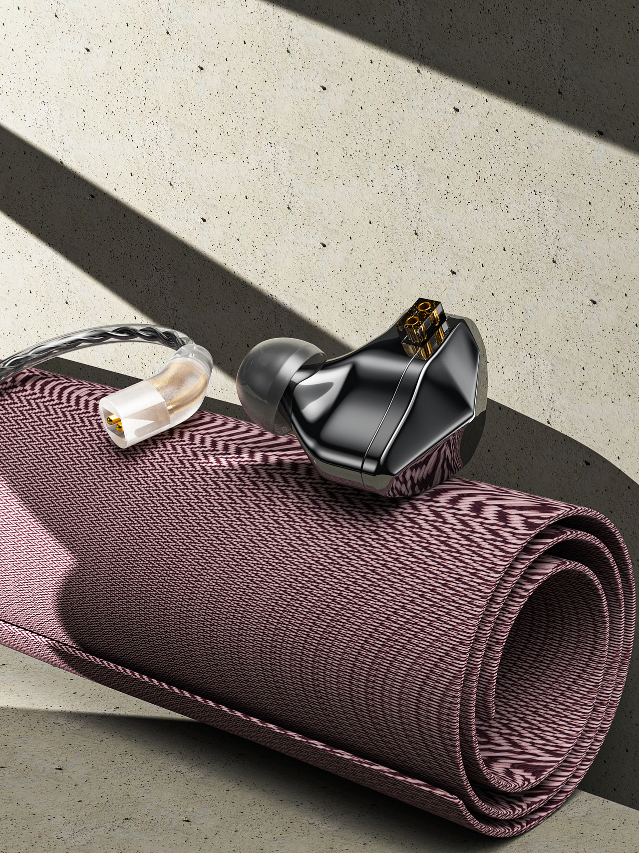 挂耳式耳机 建模渲染