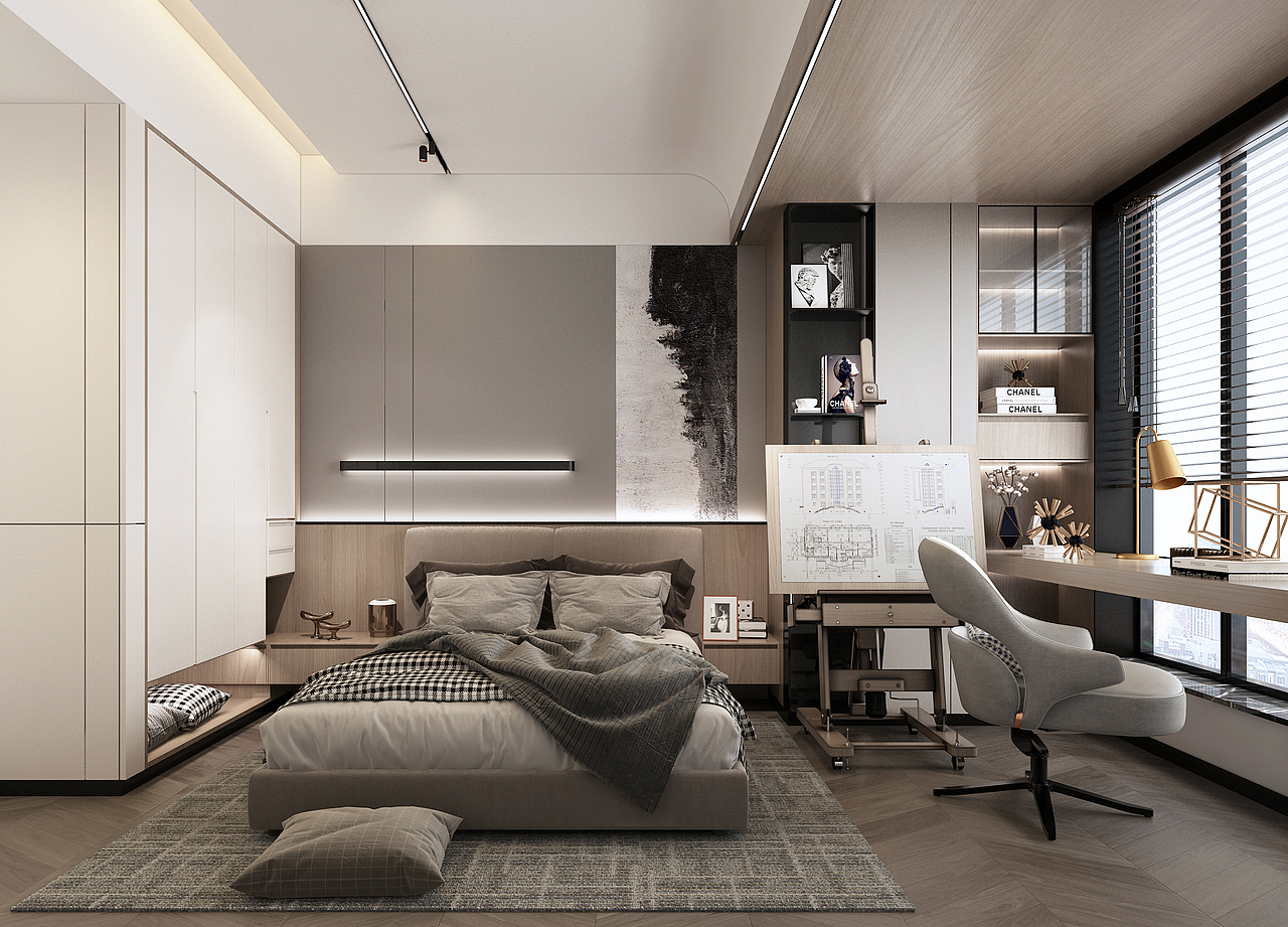 深圳装修：新天鹅堡二期现代简约风，高级感溢出屏幕！