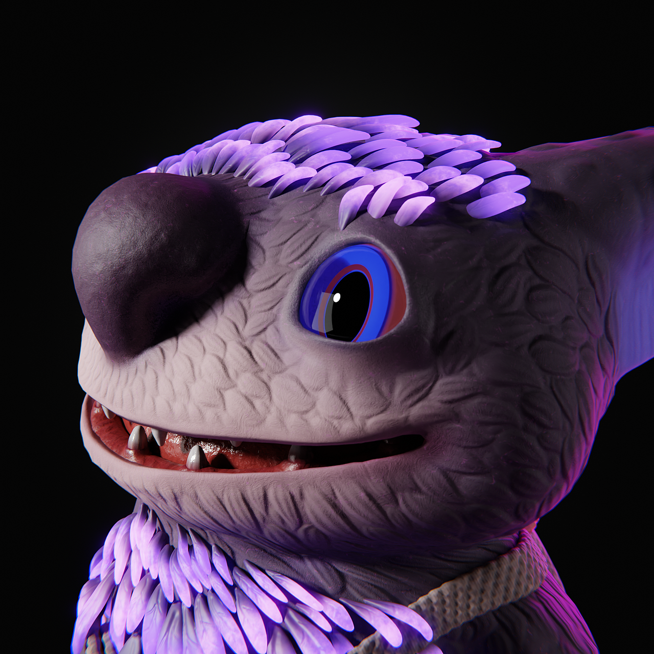 Blender可爱生物雕刻-个人练习作品（图ZMjk5NzI1MTY4） - 人物/生物 - 站酷设计师baouo原创素材 - 站酷ZCOOL
