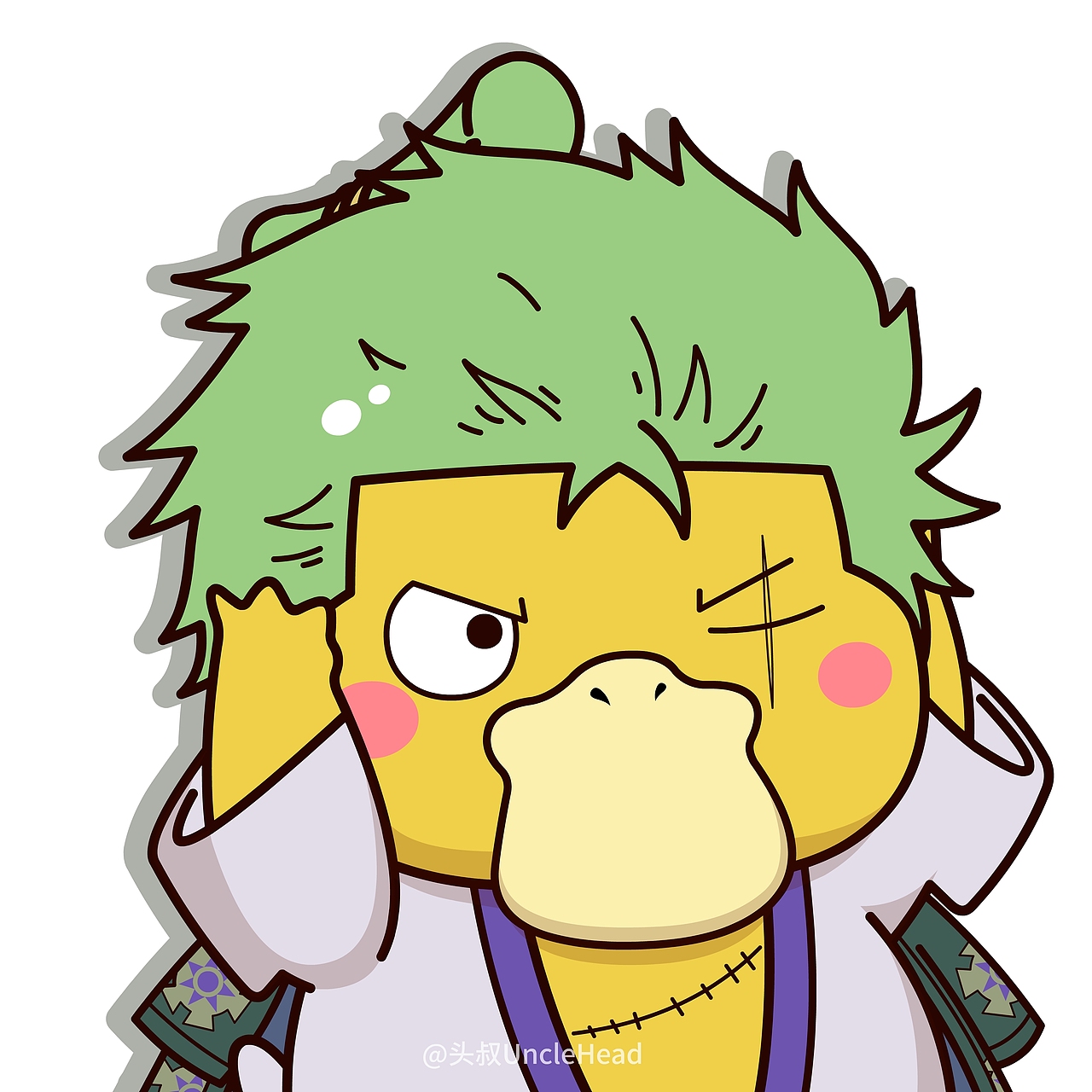 可达鸭系列头像海贼王和之国篇