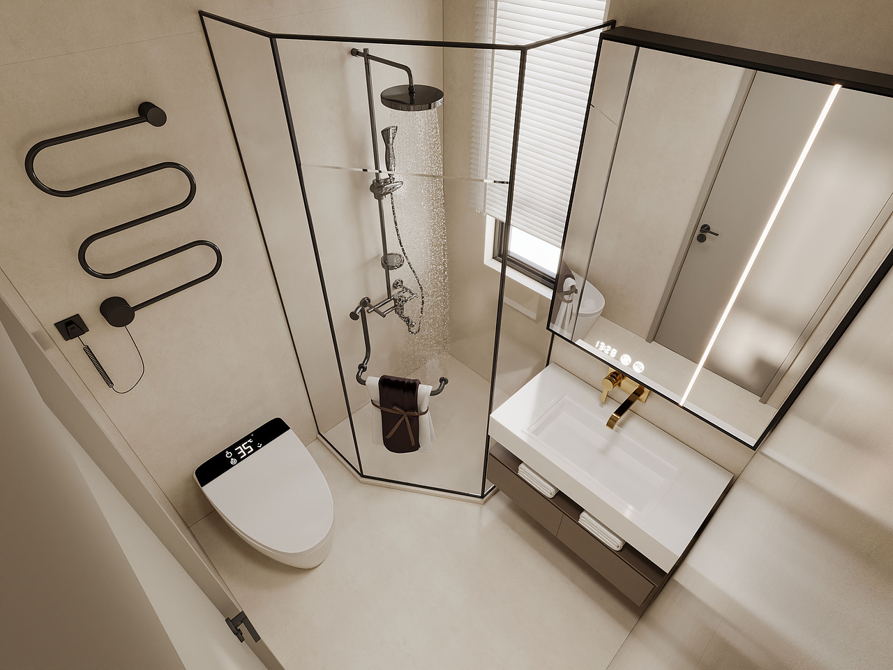 现代风格效果图,接酷家乐效果图代画