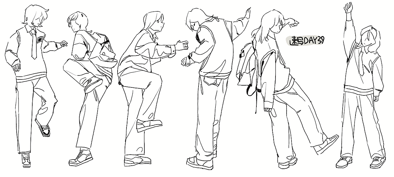 #速寫60天挑戰(zhàn)賽# day39 @速寫班長（圖ZMjk2MjAzOTM2） - 創(chuàng)作習(xí)作 - 站酷設(shè)計(jì)師月牙鹽原創(chuàng)素材 - 站酷ZCOOL