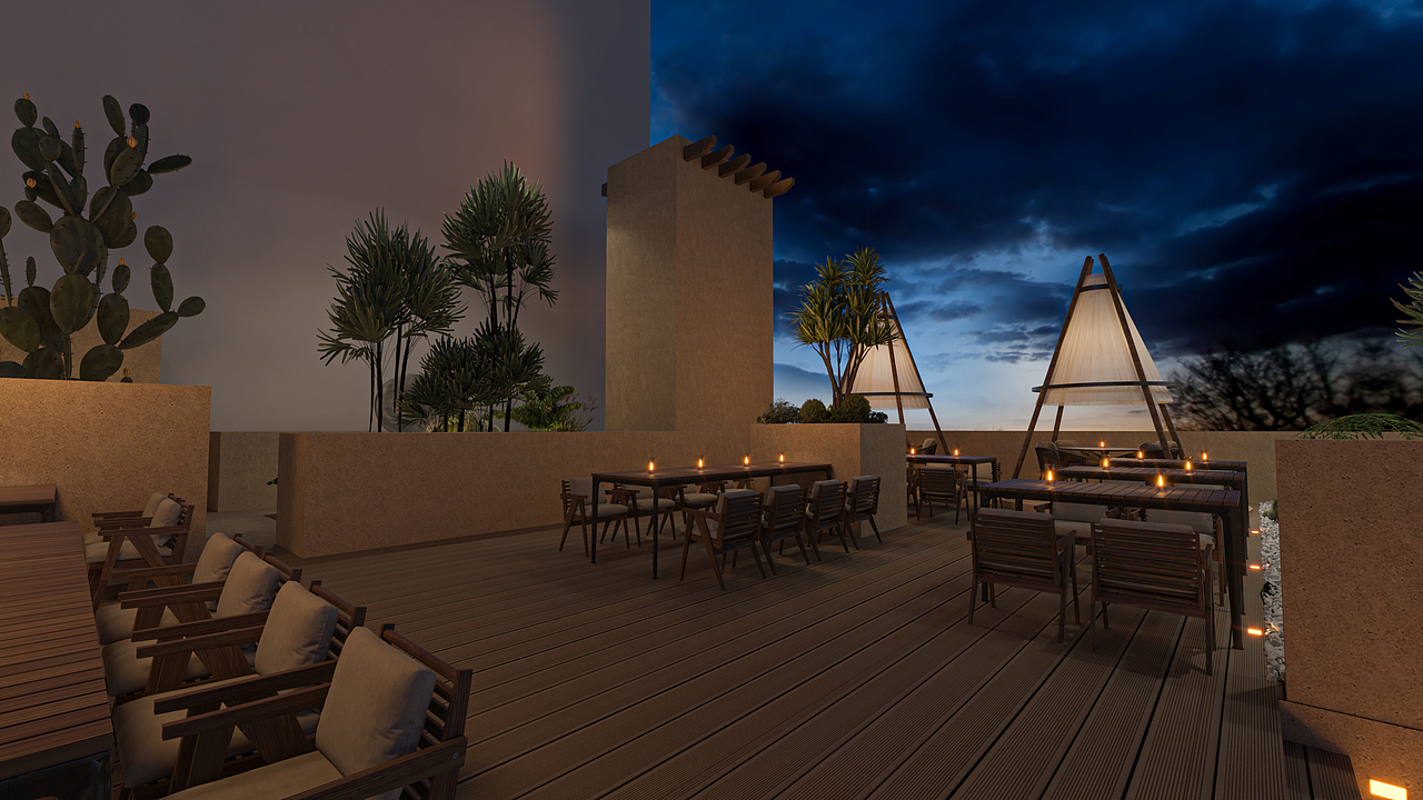 露天营地烧烤店-新沙烧烤（图ZMzY2NTE2MTky） - 酒店餐饮设计 - 站酷设计师华空间设计原创素材 - 站酷ZCOOL