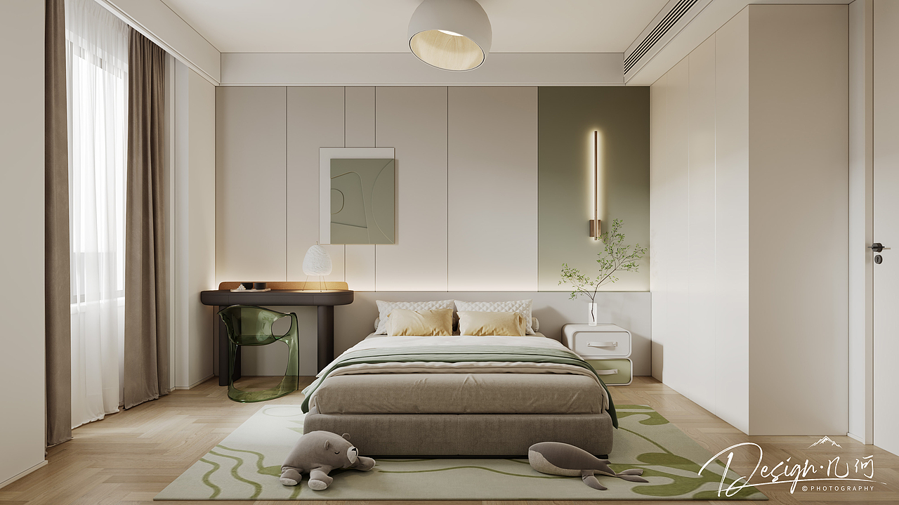 几何空间视觉表现 | 绿地内森庄园现代客餐厅