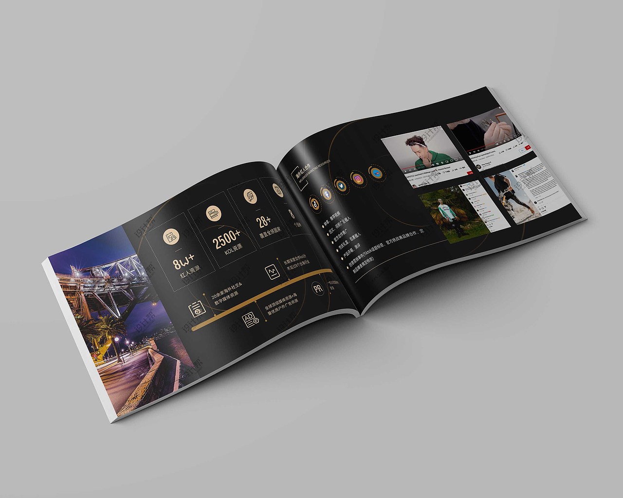 高端黑金企业宣传画册设计（图ZMzM2Mzg5MDg0） - 书籍/画册 - 站酷设计师品牌设计帮原创素材 - 站酷ZCOOL